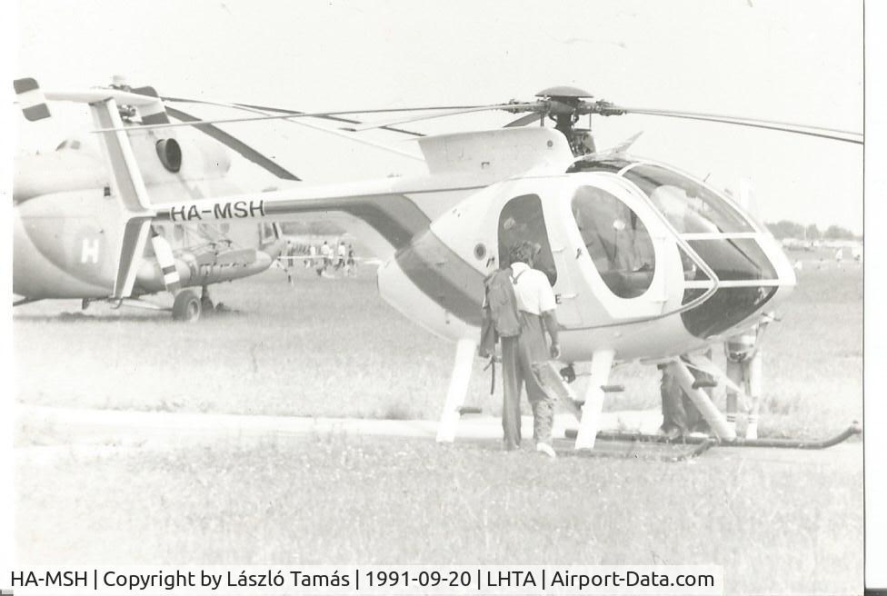 HA-MSH, 1988 McDonnell Douglas MD-500E (369E) C/N 0309E, Taszár Airshow,1991 (Hungary)