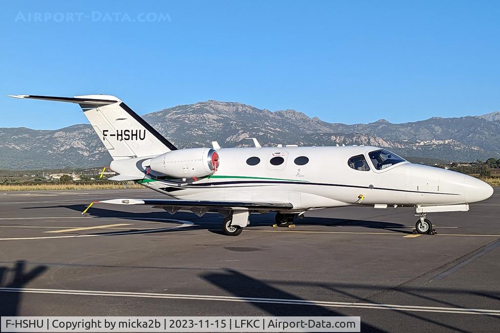 F-HSHU, 2008 Cessna 510 Citation Mustang Citation Mustang C/N 510-0075, Parked