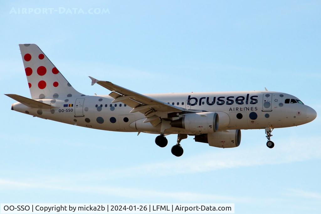 OO-SSO, 2004 Airbus A319-111 C/N 2287, Landing