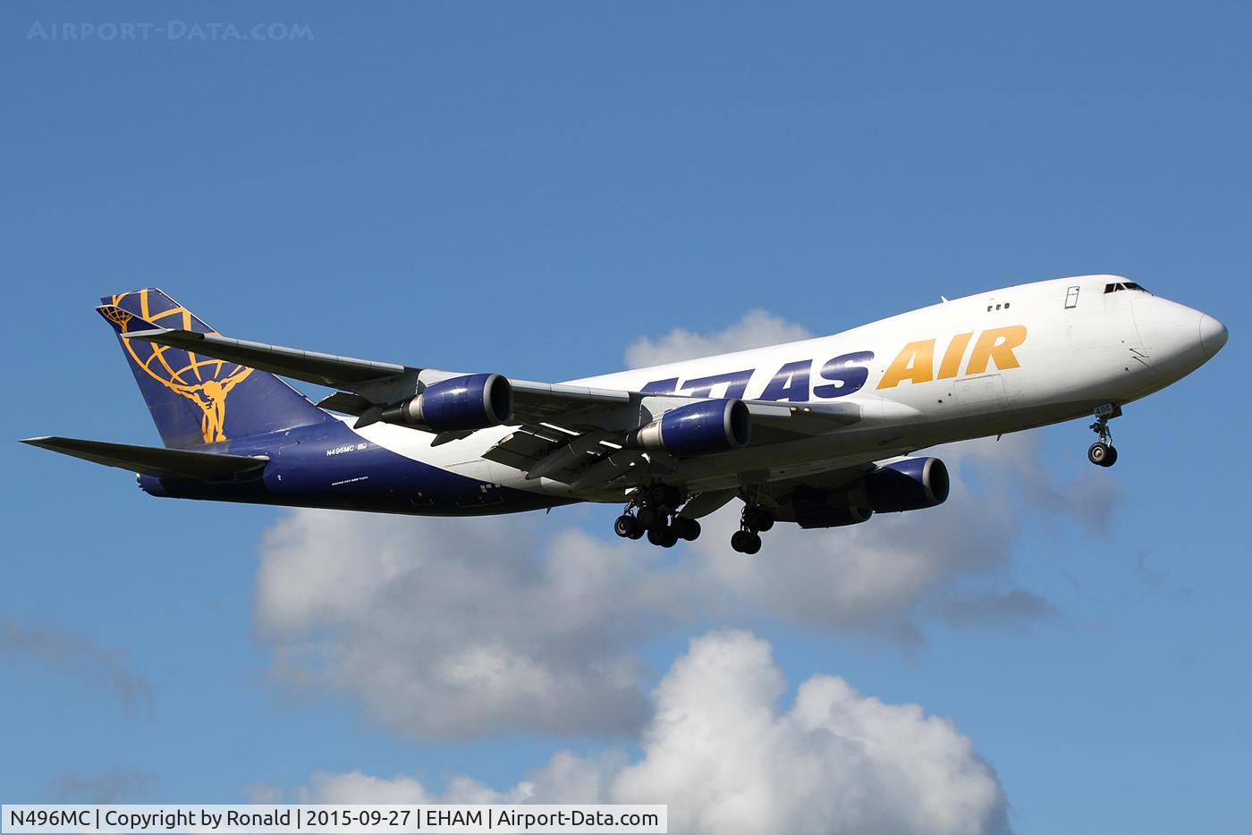 N496MC, 1999 Boeing 747-47UF C/N 29257, at spl