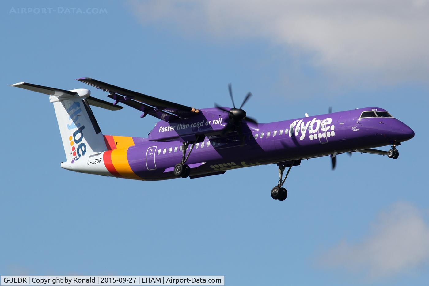G-JEDR, 2003 De Havilland Canada DHC-8-402Q Dash 8 C/N 4087, at spl