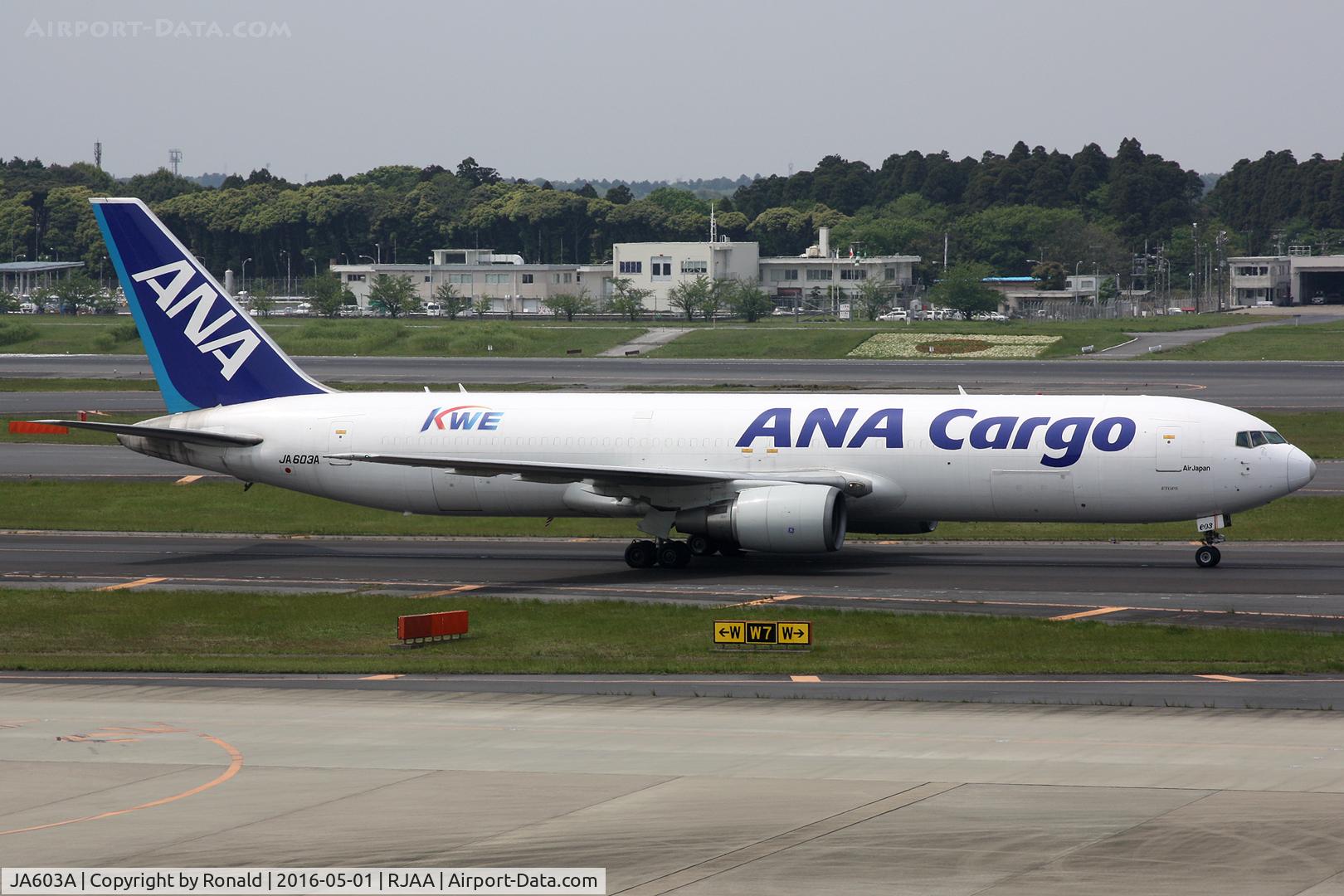 JA603A, 2002 Boeing 767-381/ER C/N 32972, at nrt