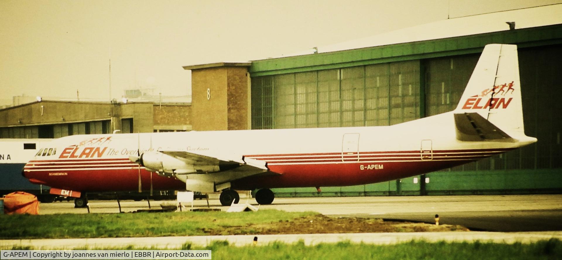 G-APEM, 1961 Vickers V953C Merchantman C/N 716, ex-slide