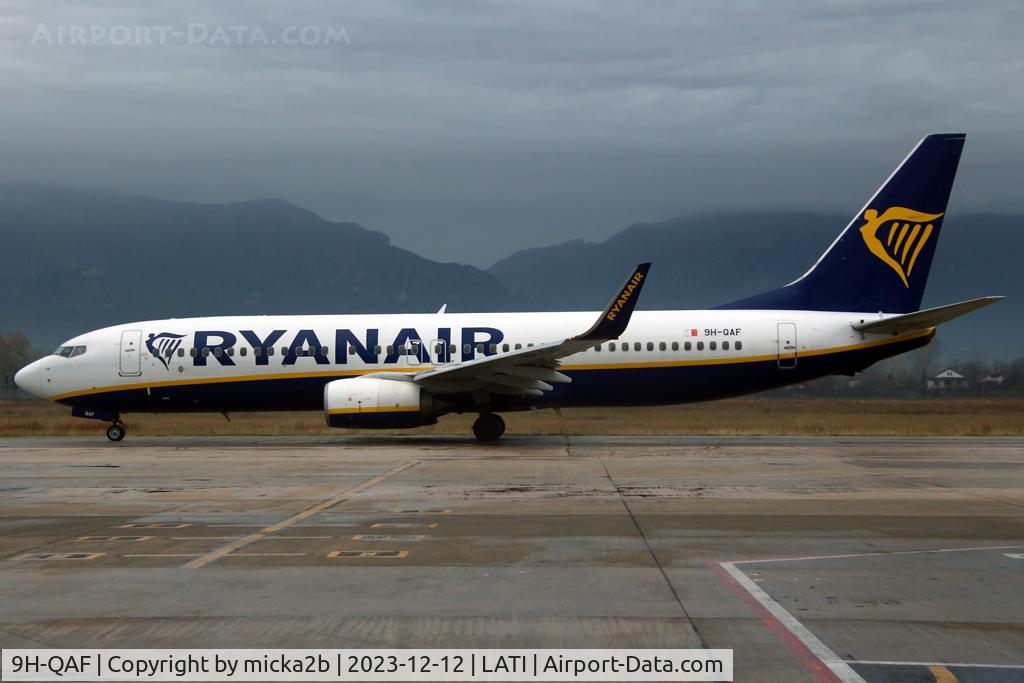 9H-QAF, 2018 Boeing 737-8AS C/N 44811, Taxiing