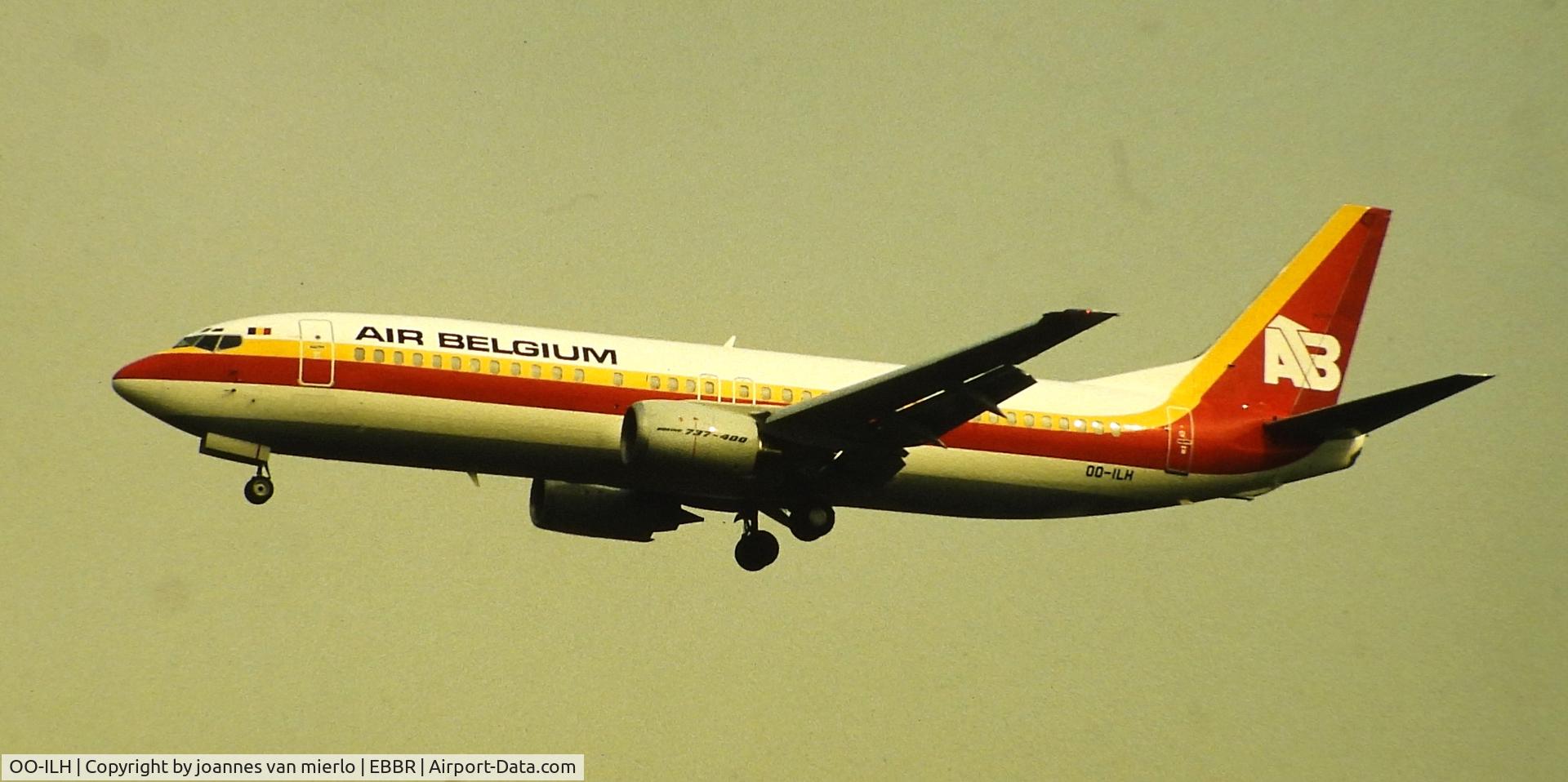 OO-ILH, 1988 Boeing 737-4Q8 C/N 24234, ex-slide