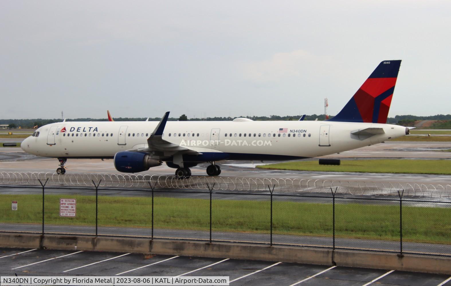 N340DN, 2018 Airbus A321-211 C/N 8180, DAL A321 zx IAH-ATL