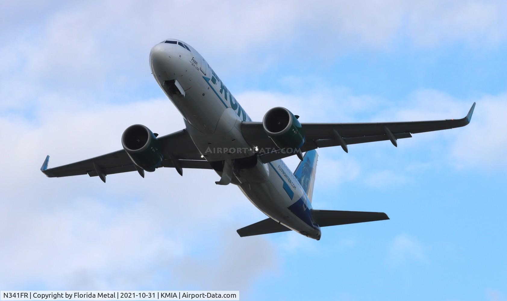 N341FR, 2018 Airbus A320-251NEO C/N 8516, FFT A32N Fran zx MIA-ATL