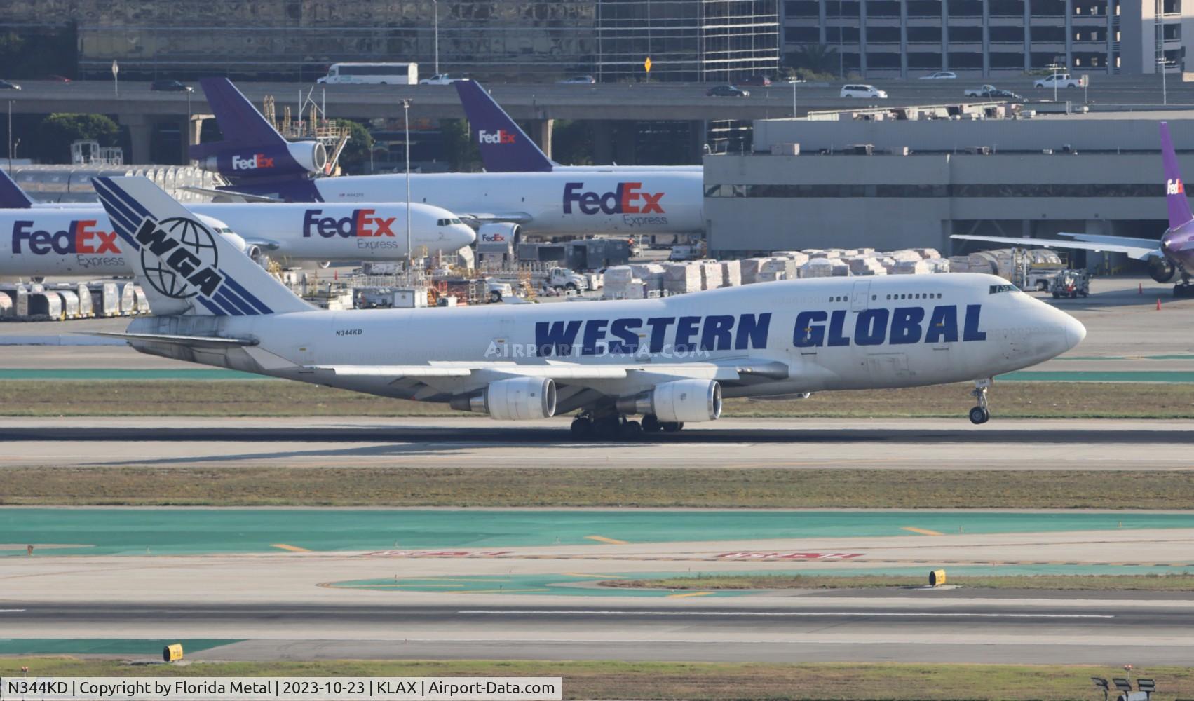 N344KD, 1992 Boeing 747-446BCF C/N 26344, WGN 747-400BCF zx DFW-LAX