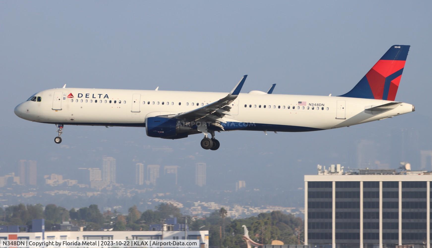 N348DN, 2018 Airbus A321-211 C/N 8258, DAL A321 zx MSP-LAX
