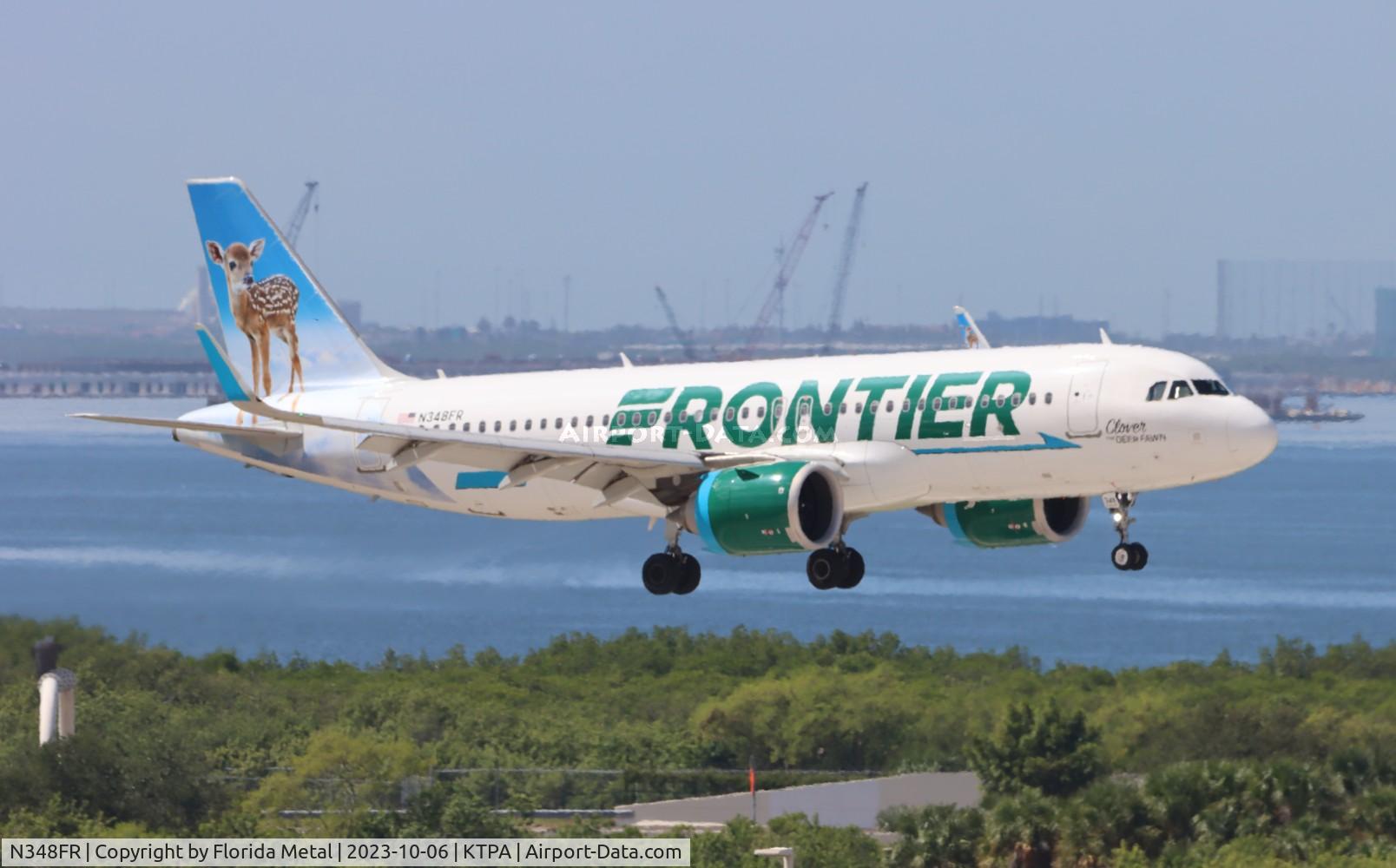 N348FR, 2019 Airbus A320-251N C/N 8954, FFT A32N Clover zx CLE-TPA