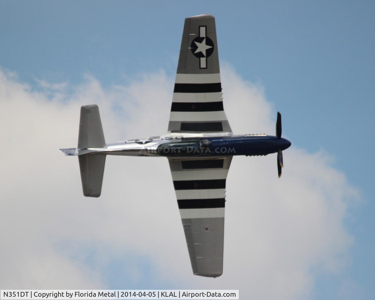 N351DT, 1944 North American P-51D Mustang C/N 122-41042, Sun N Fun 2014 zx