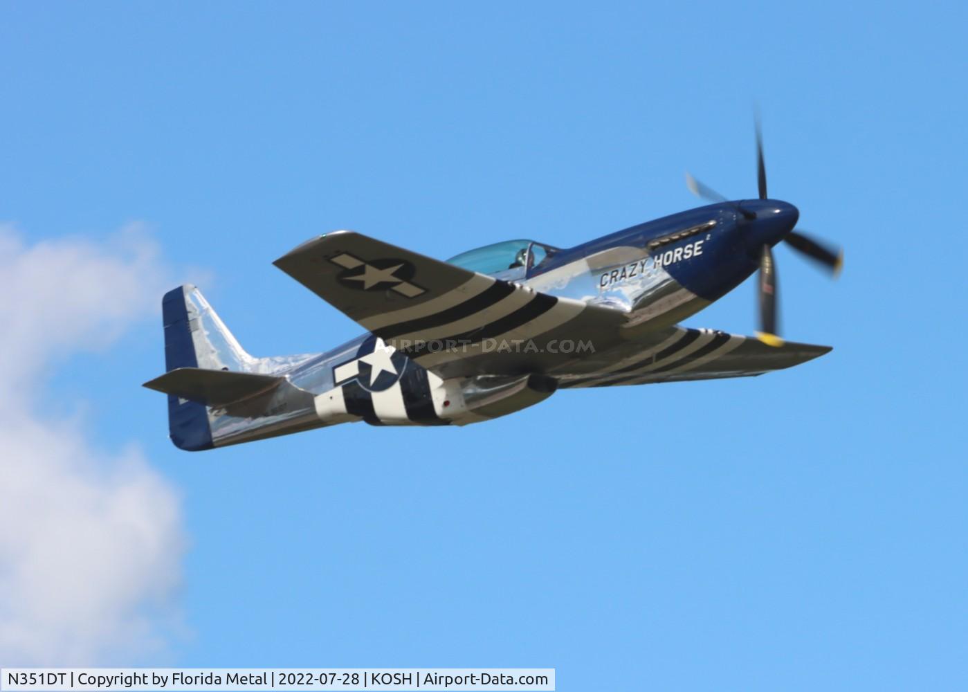 N351DT, 1944 North American P-51D Mustang C/N 122-41042, OSH 22 zx