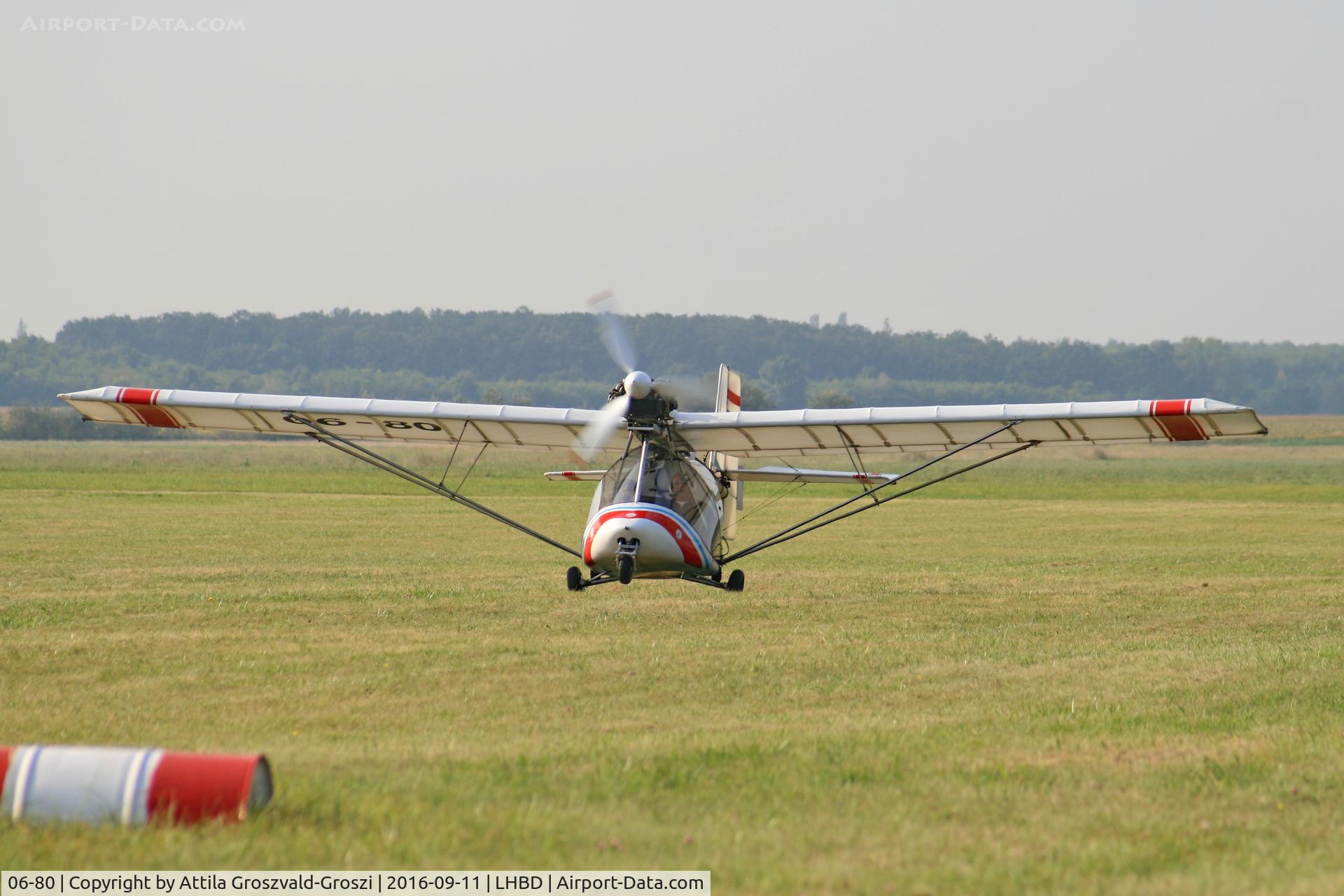 06-80, Comco-Ikarus C-22 Fox C/N 8606-3020, LHBD - Börgönd Airport. Albatros-Börgönd Air Show 2016, Hungary