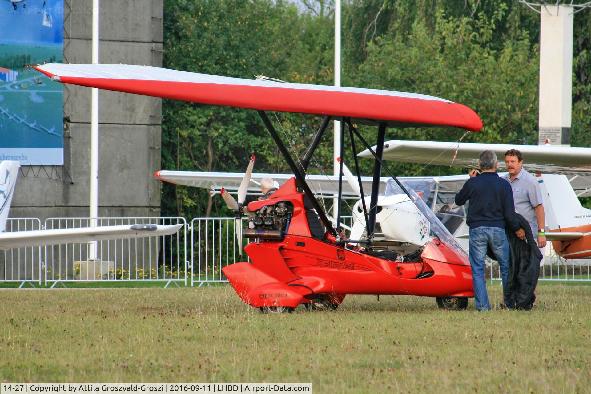14-27, Halley Apollo / Delta Jet, LHBD - Börgönd Airport. Albatros-Börgönd Air Show 2016, Hungary