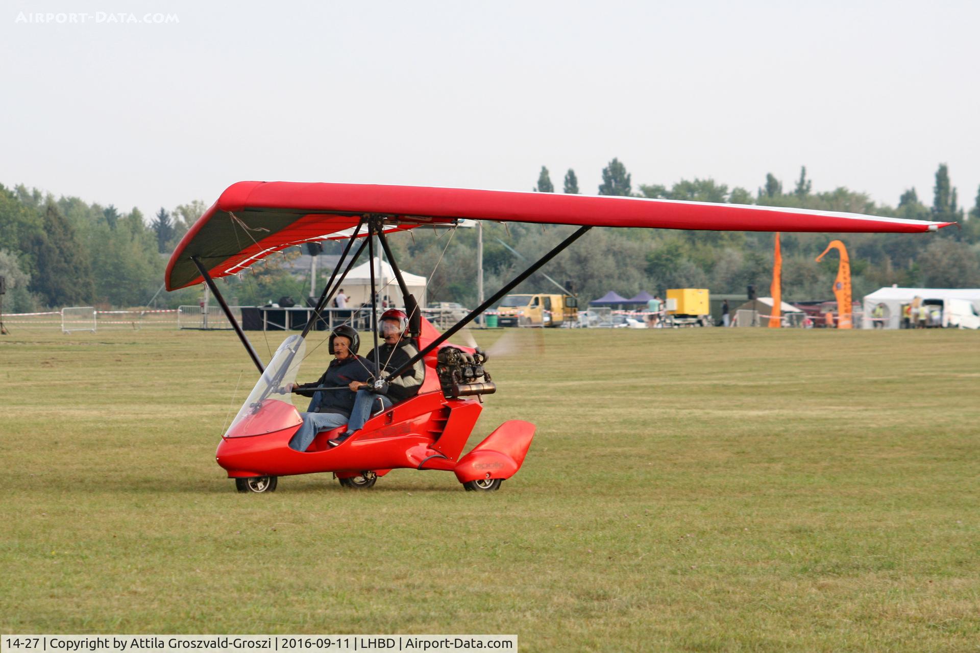 14-27, Halley Apollo / Delta Jet, LHBD - Börgönd Airport. Albatros-Börgönd Air Show 2016, Hungary