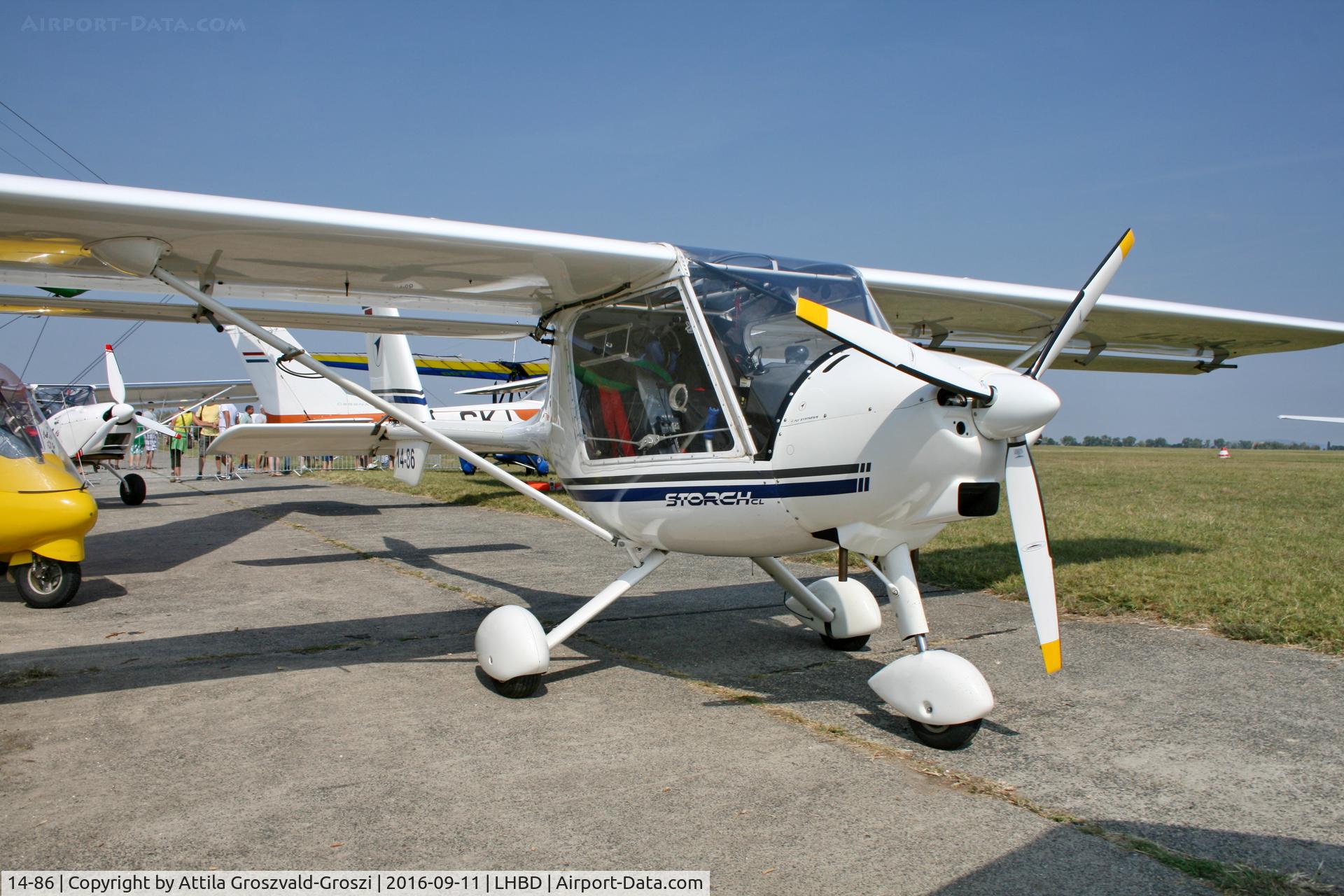 14-86, Fly Synthesis Storch C/N ., LHBD - Börgönd Airport. Albatros-Börgönd Air Show 2016, Hungary