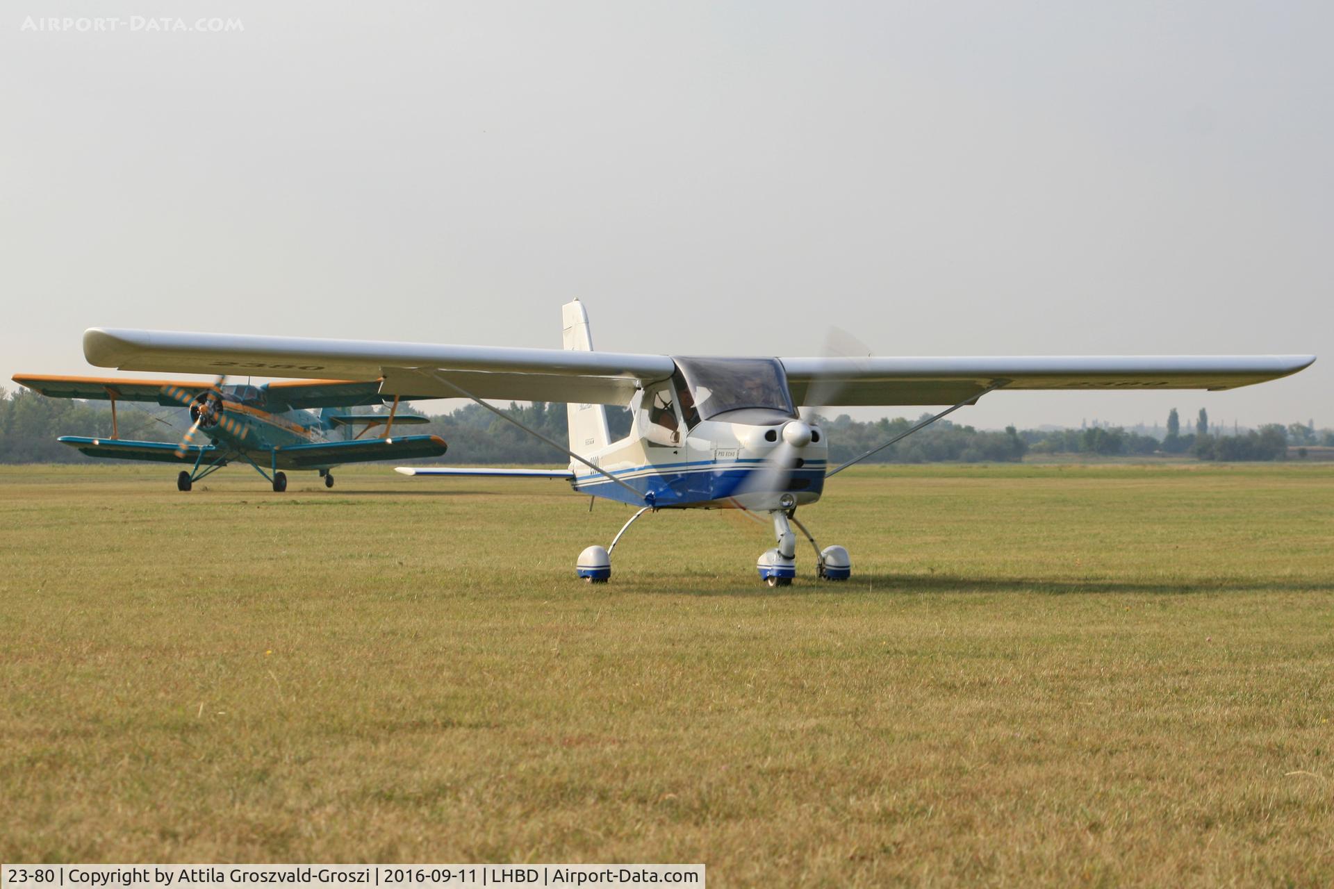 23-80, Tecnam P92 Echo, LHBD - Börgönd Airport. Albatros-Börgönd Air Show 2016, Hungary