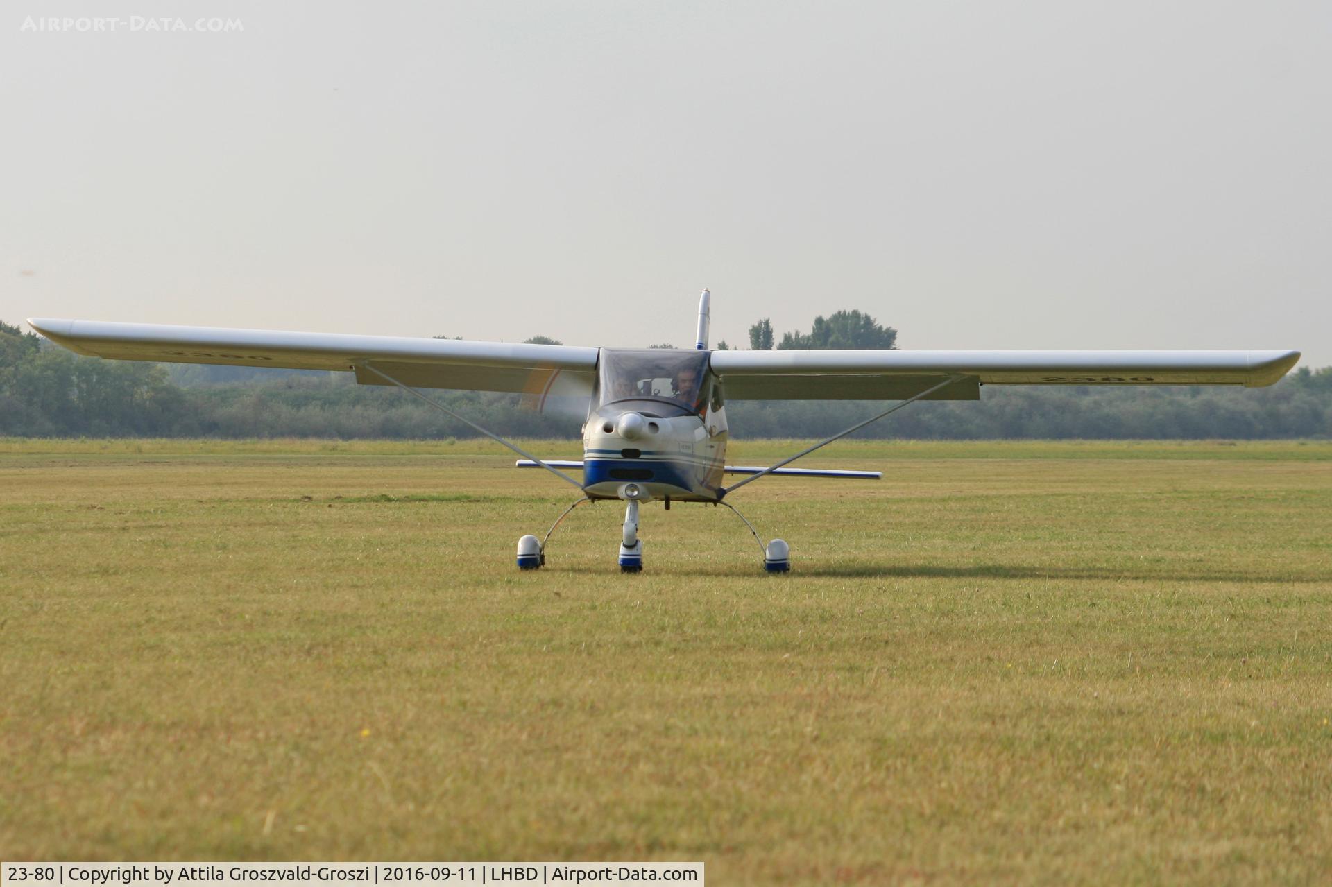 23-80, Tecnam P92 Echo, LHBD - Börgönd Airport. Albatros-Börgönd Air Show 2016, Hungary