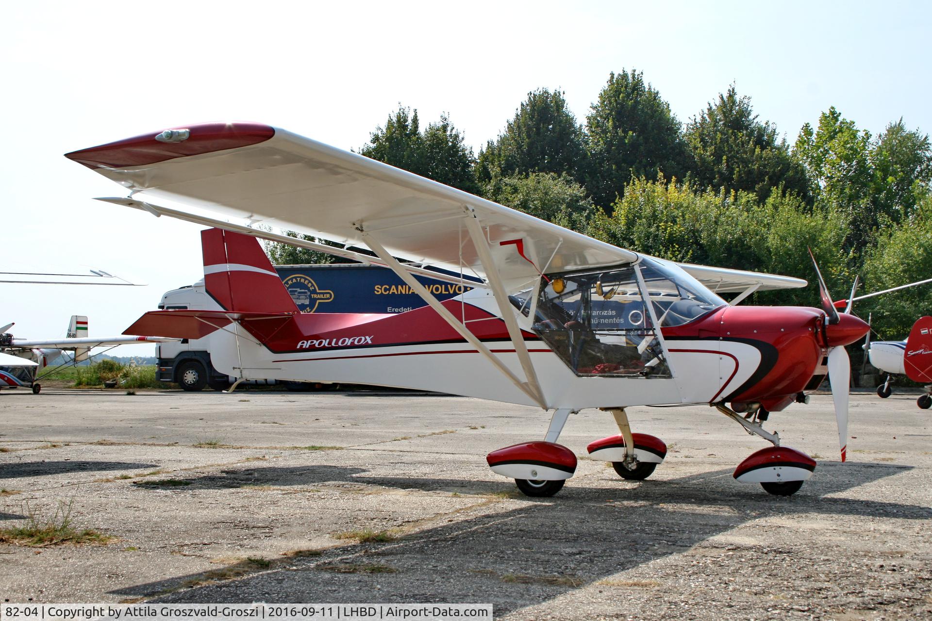 82-04, 2013 Halley Apollo Fox C/N 220813, LHBD - Börgönd Airport. Albatros-Börgönd Air Show 2016, Hungary