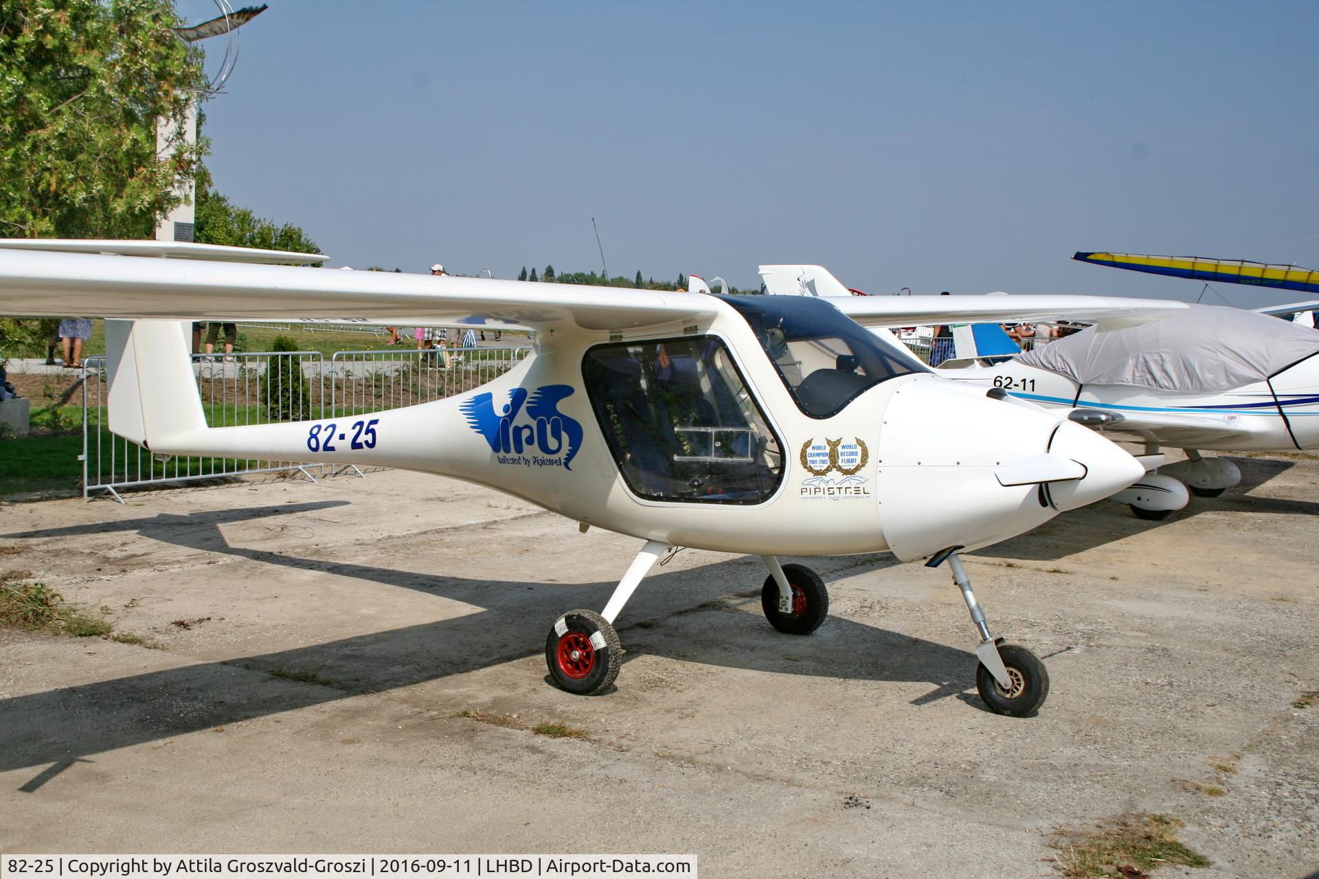 82-25, 2015 Pipistrel Virus C/N 181V9120405, LHBD - Börgönd Airport. Albatros-Börgönd Air Show 2016, Hungary