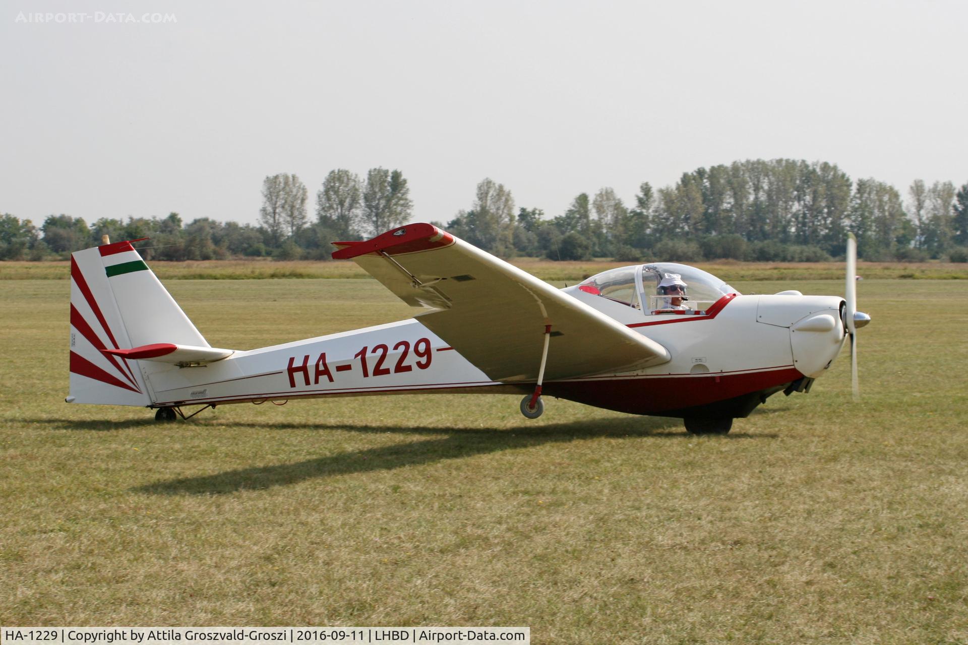 HA-1229, 1977 Scheibe SF-25C Falke C/N 44186, LHBD - Börgönd Airport. Albatros-Börgönd Air Show 2016, Hungary