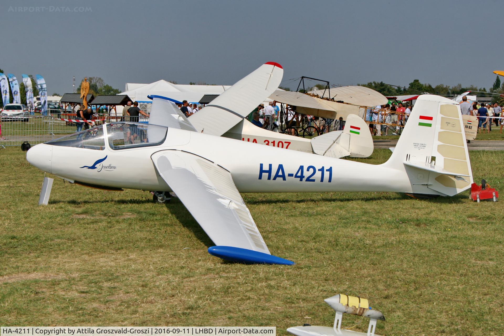 HA-4211, 1958 Rubik R-22S Super Futár C C/N E-1152, LHBD - Börgönd Airport. Albatros-Börgönd Air Show 2016, Hungary