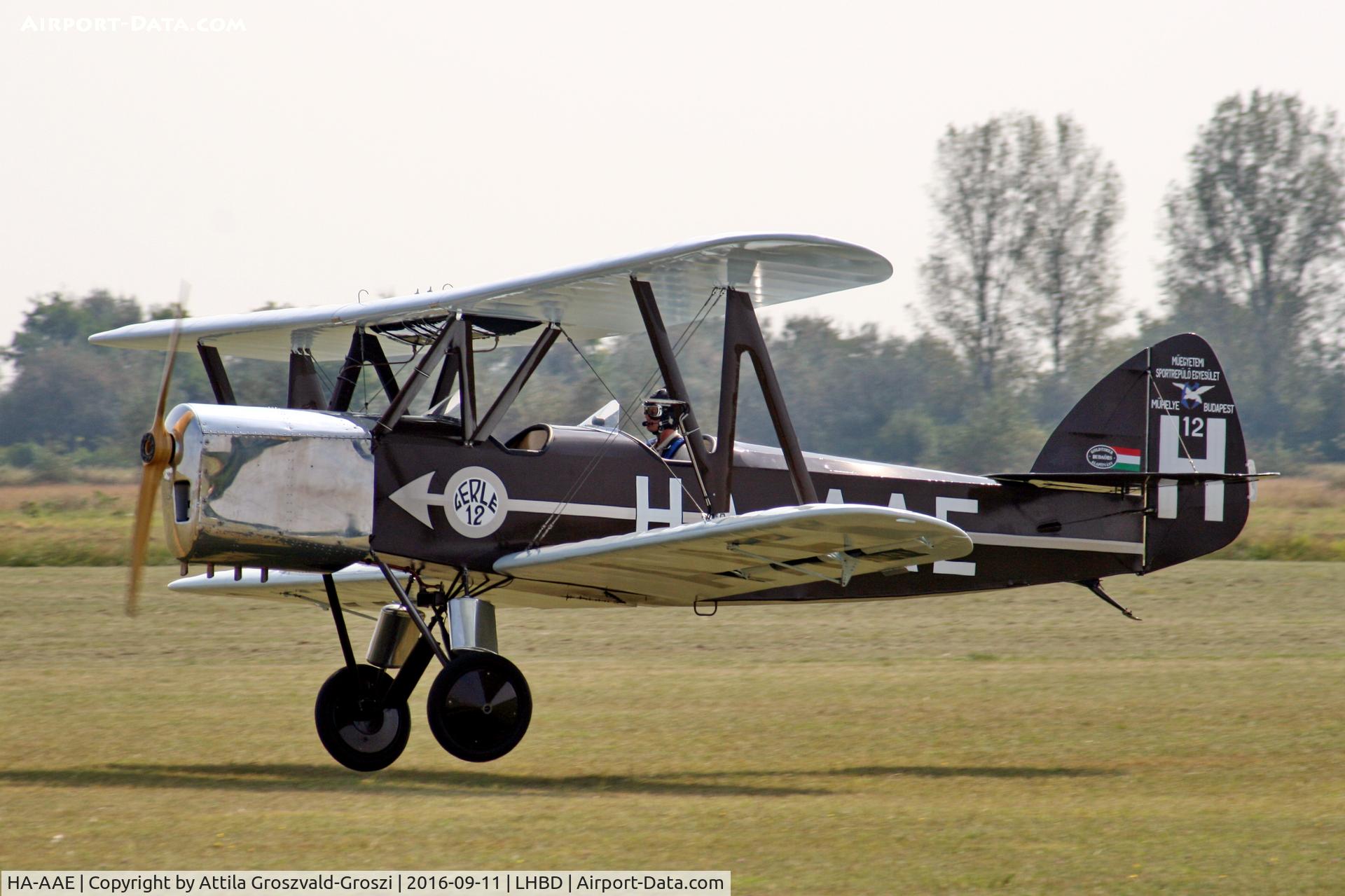 HA-AAE, 1988 Bánhidi Gerle 13 - Replica C/N F-04, LHBD - Börgönd Airport. Albatros-Börgönd Air Show 2016, Hungary