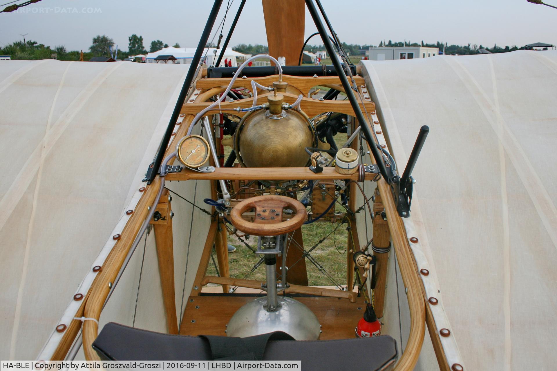 HA-BLE, 2016 Ungár Lászlo Blériot XI replika, LHBD - Börgönd Airport. Albatros-Börgönd Air Show 2016, Hungary