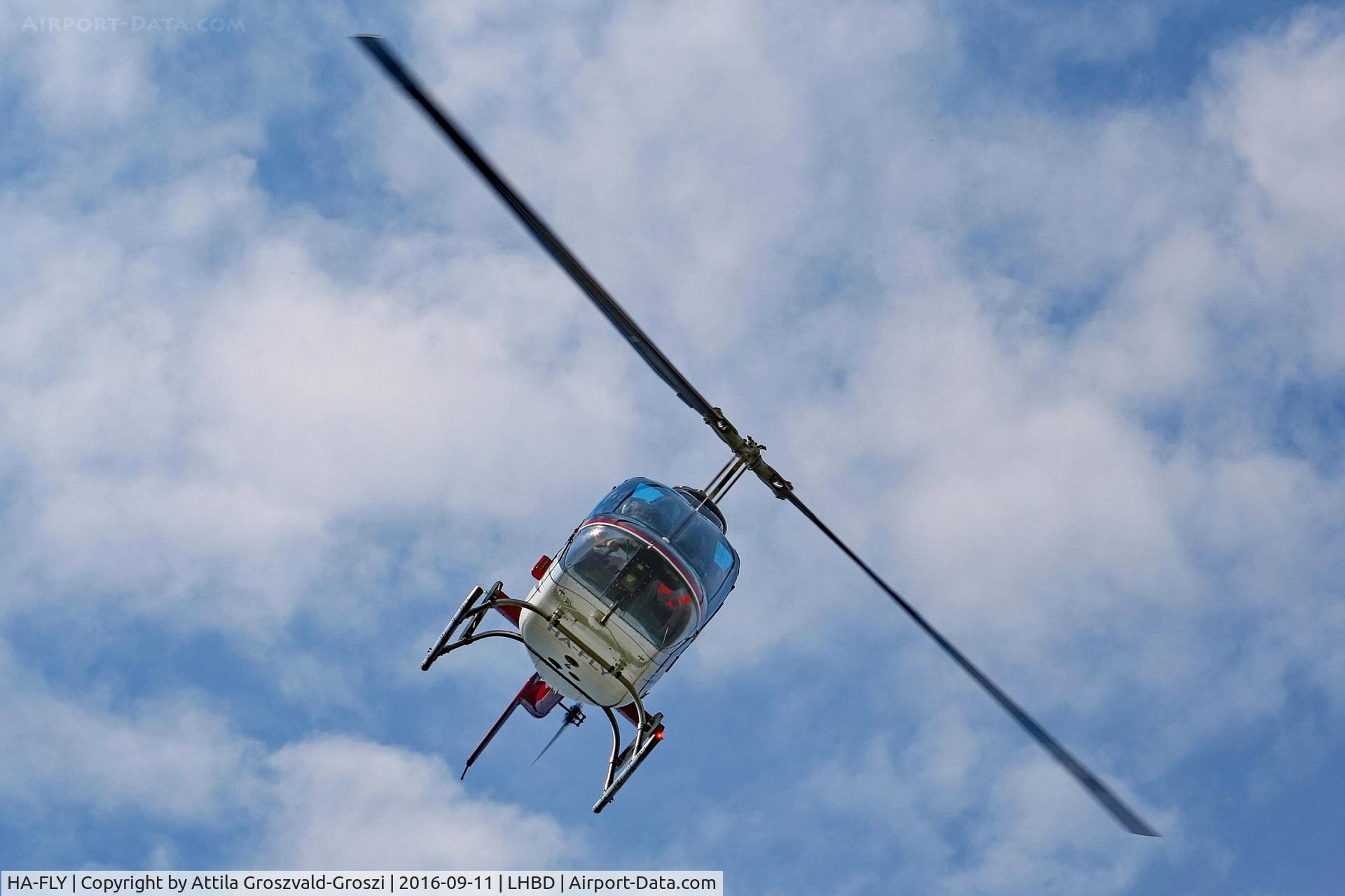 HA-FLY, 1969 Bell 206B JetRanger III C/N 488, LHBD - Börgönd Airport. Albatros-Börgönd Air Show 2016, Hungary