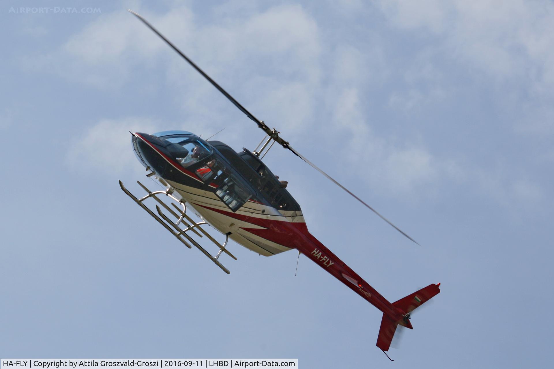 HA-FLY, 1969 Bell 206B JetRanger III C/N 488, LHBD - Börgönd Airport. Albatros-Börgönd Air Show 2016, Hungary
