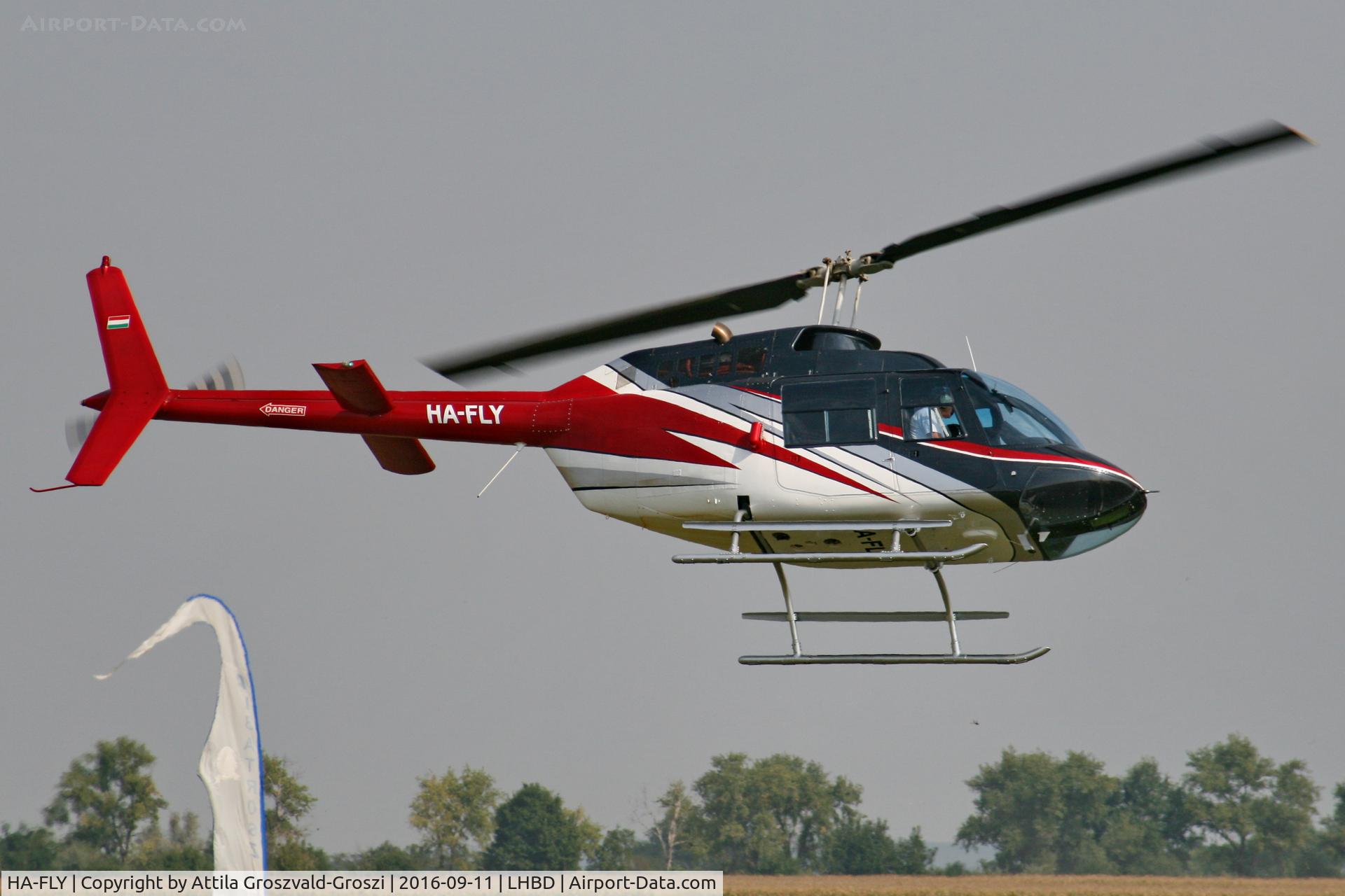 HA-FLY, 1969 Bell 206B JetRanger III C/N 488, LHBD - Börgönd Airport. Albatros-Börgönd Air Show 2016, Hungary
