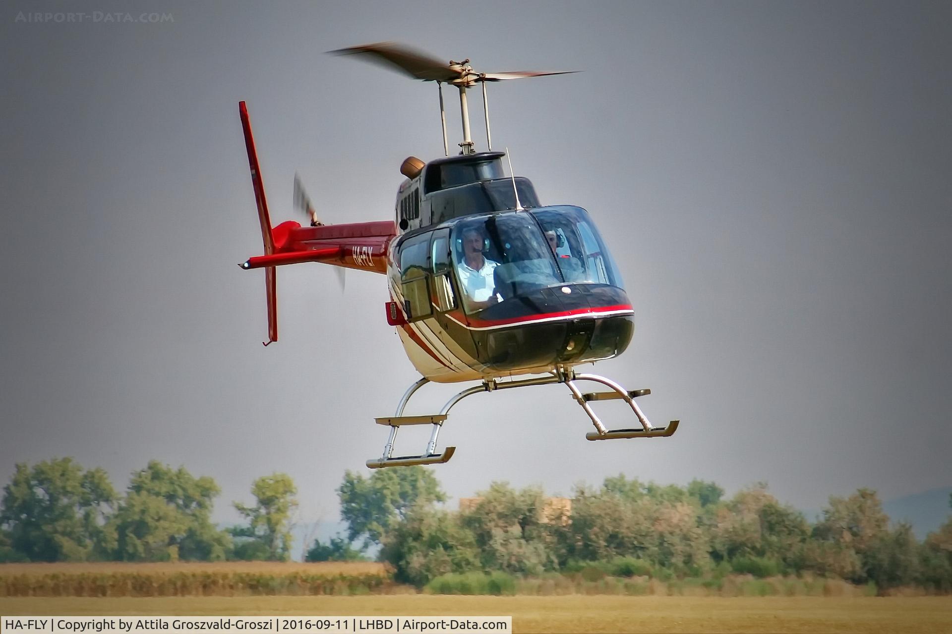 HA-FLY, 1969 Bell 206B JetRanger III C/N 488, LHBD - Börgönd Airport. Albatros-Börgönd Air Show 2016, Hungary