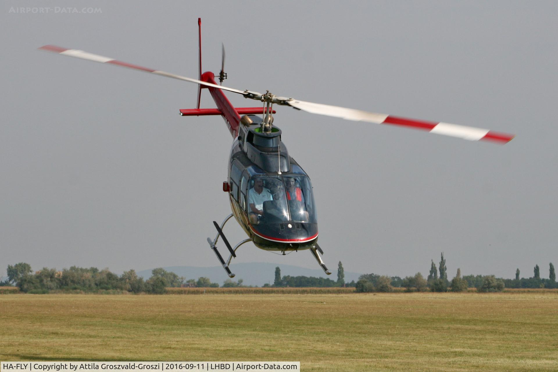 HA-FLY, 1969 Bell 206B JetRanger III C/N 488, LHBD - Börgönd Airport. Albatros-Börgönd Air Show 2016, Hungary