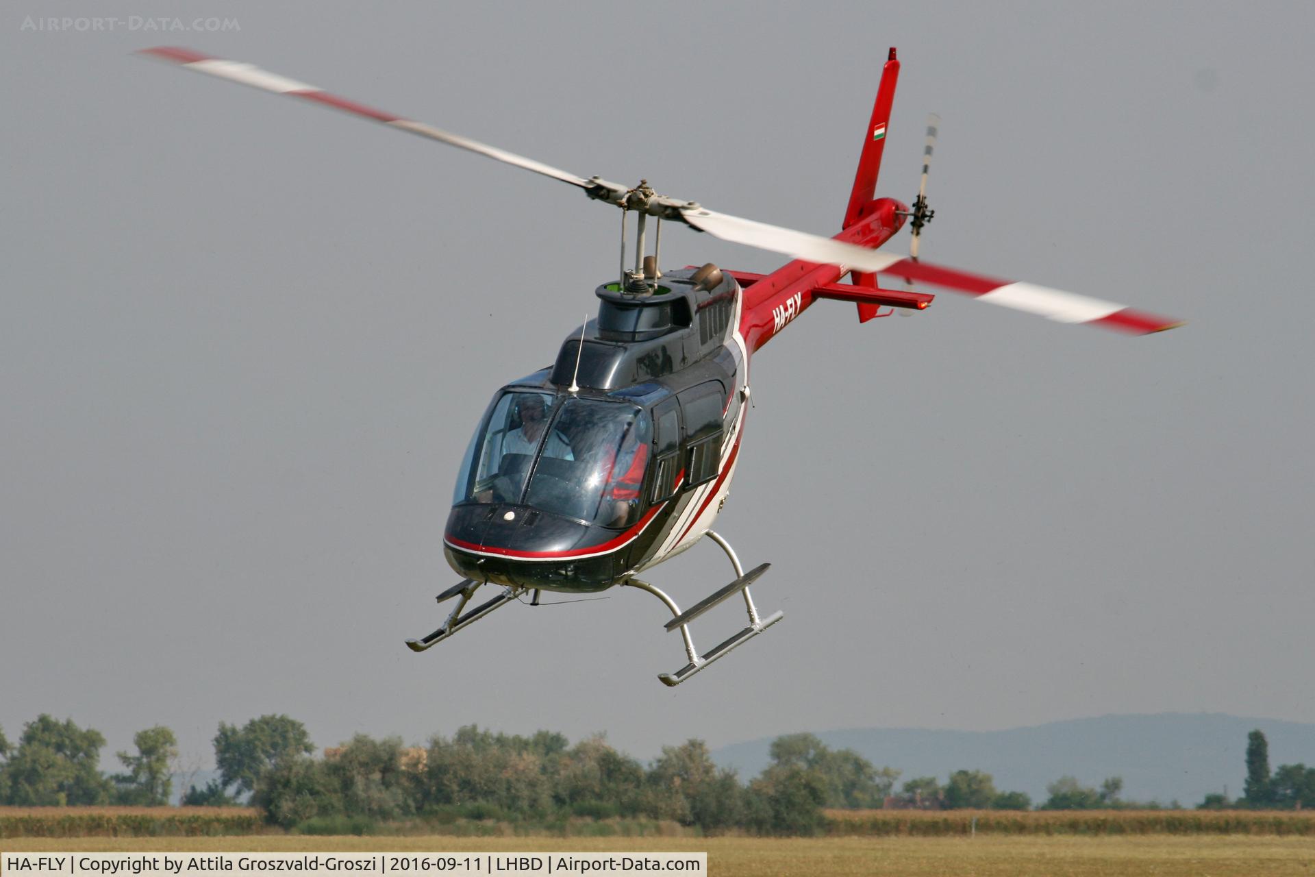 HA-FLY, 1969 Bell 206B JetRanger III C/N 488, LHBD - Börgönd Airport. Albatros-Börgönd Air Show 2016, Hungary