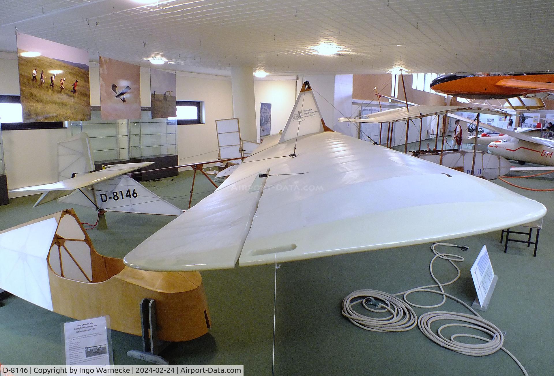 D-8146, Schneider DFS 108-14 SG-38 Schulgleiter C/N 31, Schneider DFS 108-14 SG-38 Schulgleiter at the Deutsches Segelflugmuseum mit Modellflug (German Soaring Museum with Model Flight), Gersfeld Wasserkuppe
