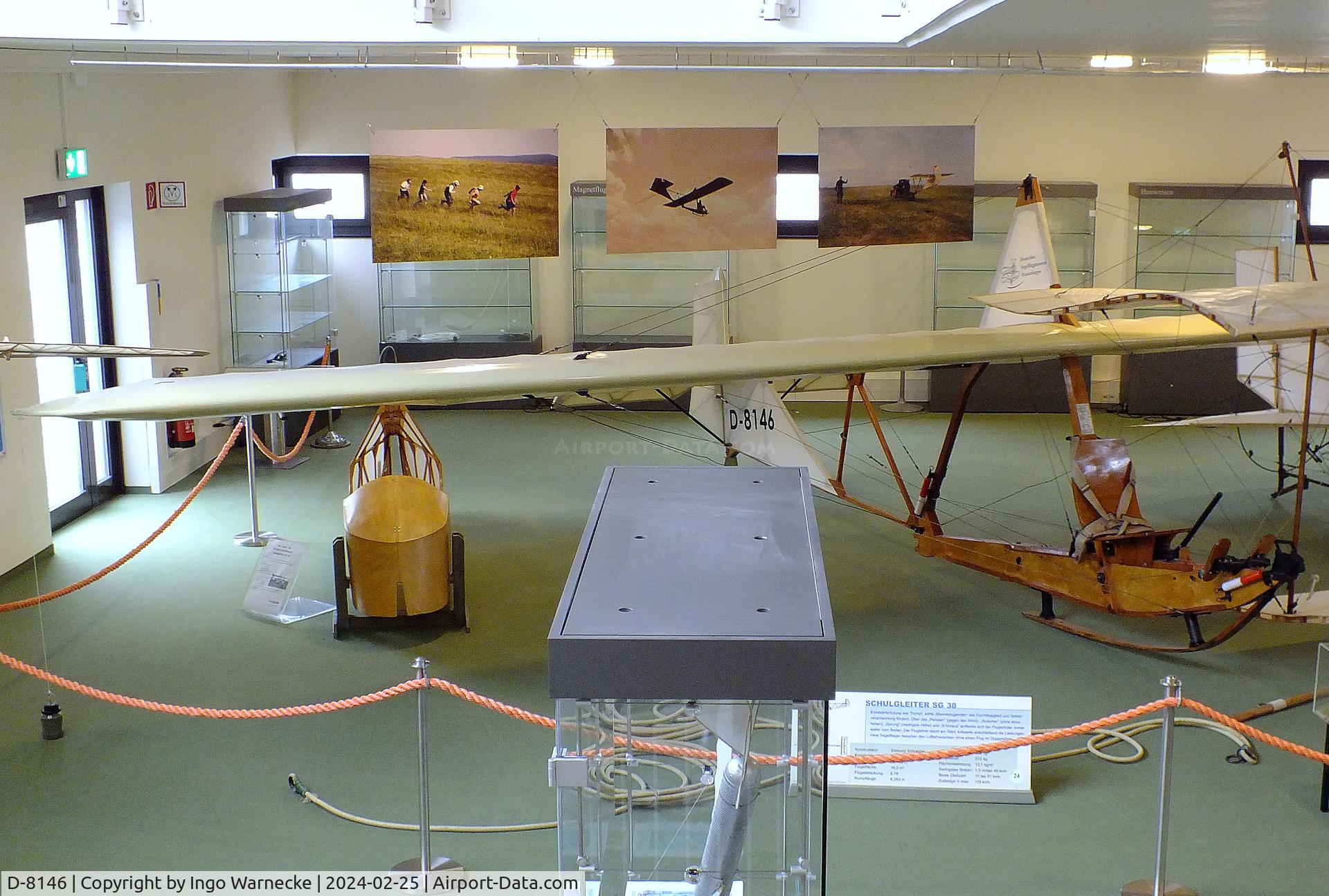 D-8146, Schneider DFS 108-14 SG-38 Schulgleiter C/N 31, Schneider DFS 108-14 SG-38 Schulgleiter at the Deutsches Segelflugmuseum mit Modellflug (German Soaring Museum with Model Flight), Gersfeld Wasserkuppe