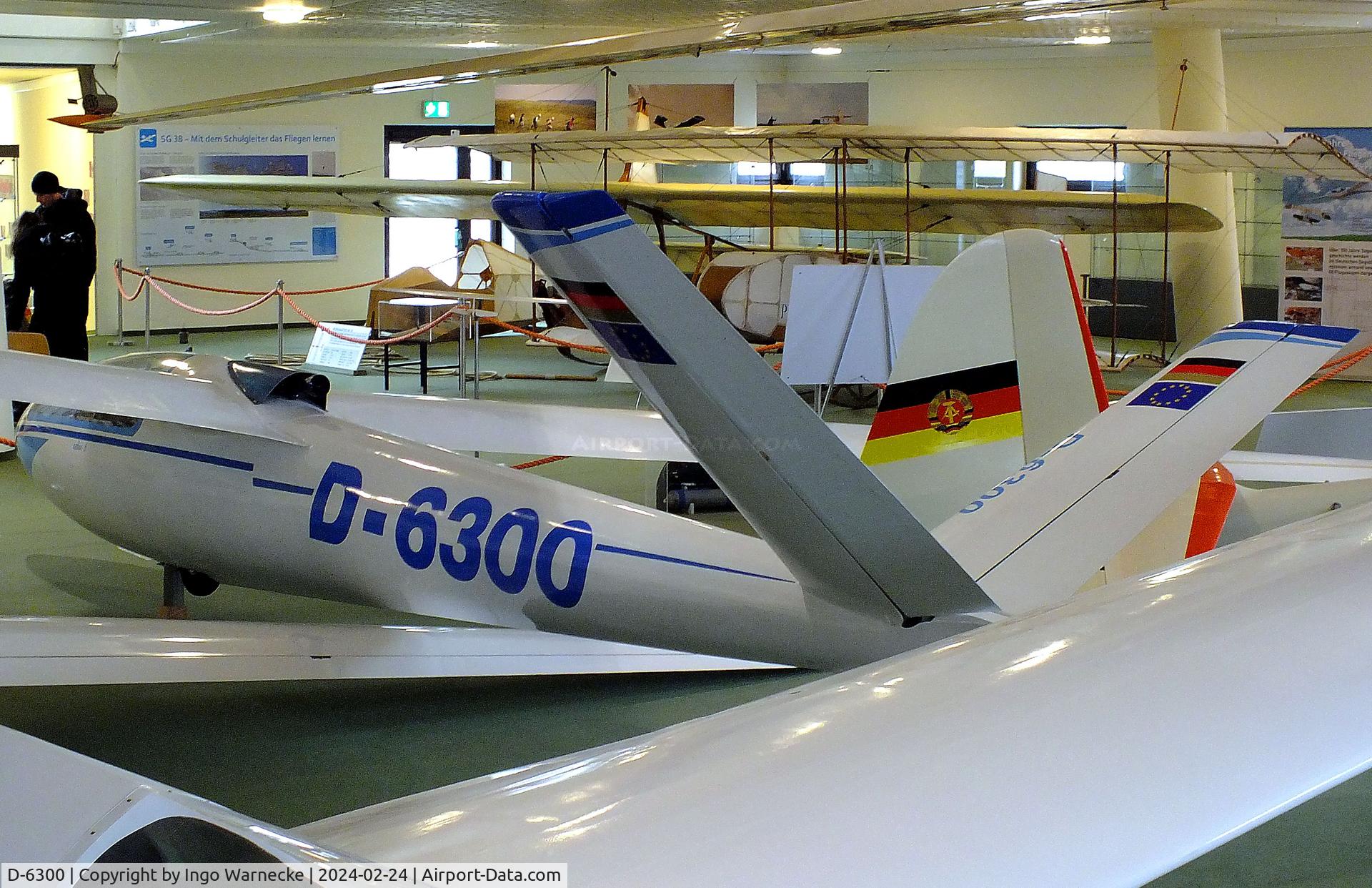 D-6300, 1968 Akaflieg Braunschweig SB-5E C/N 6, Akaflieg Braunschweig SB-5E, built as SB-5B in 1968, converted to SB-5E in 1973, the dorsal fairing contains a camera pointing backwards, at the Deutsches Segelflugmuseum mit Modellflug (German Soaring Museum with Model Flight), Gersfeld Wasserkuppe