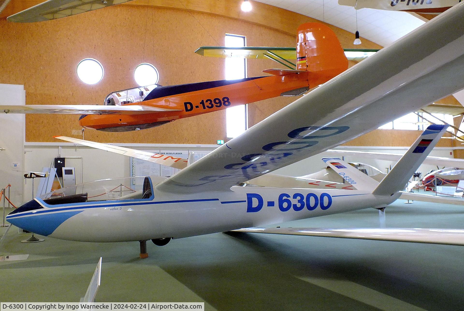 D-6300, 1968 Akaflieg Braunschweig SB-5E C/N 6, Akaflieg Braunschweig SB-5E, built as SB-5B in 1968, converted to SB-5E in 1973, the dorsal fairing contains a camera pointing backwards, at the Deutsches Segelflugmuseum mit Modellflug (German Soaring Museum with Model Flight), Gersfeld Wasserkuppe