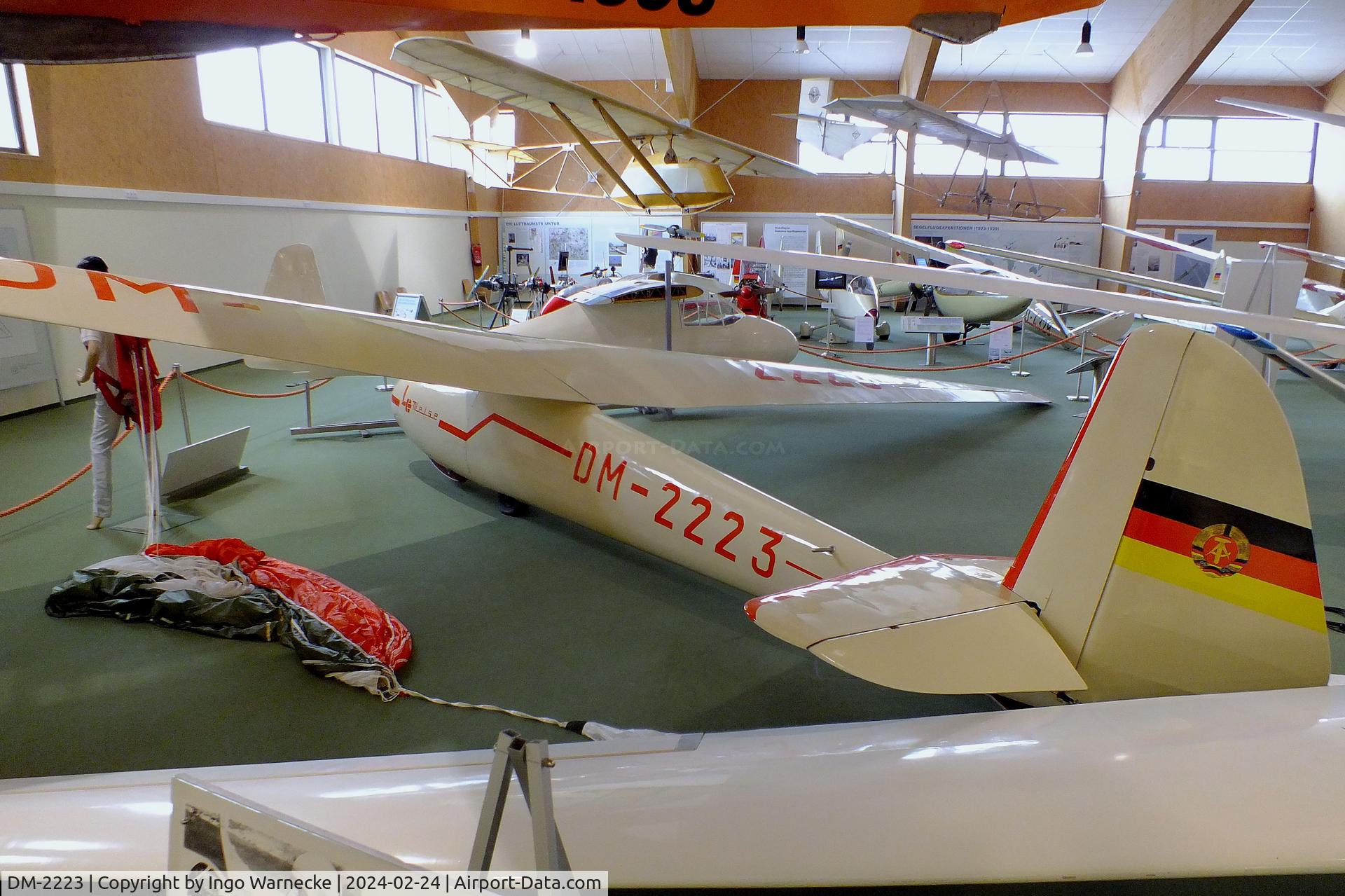 DM-2223, VEB Apparatebau Lommatzsch Lom-59 Lo-Meise C/N 004, Lommatzsch (DFS) Lom-59 Lo-Meise at the Deutsches Segelflugmuseum mit Modellflug (German Soaring Museum with Model Flight), Gersfeld Wasserkuppe