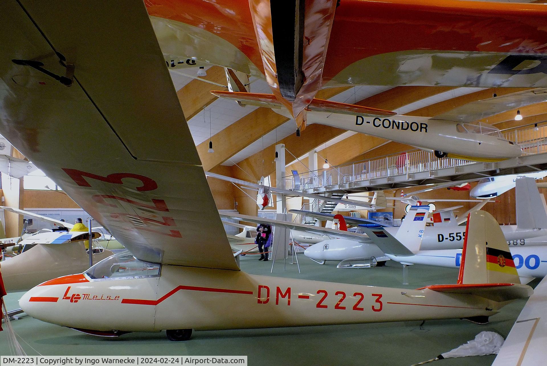 DM-2223, VEB Apparatebau Lommatzsch Lom-59 Lo-Meise C/N 004, Lommatzsch (DFS) Lom-59 Lo-Meise at the Deutsches Segelflugmuseum mit Modellflug (German Soaring Museum with Model Flight), Gersfeld Wasserkuppe