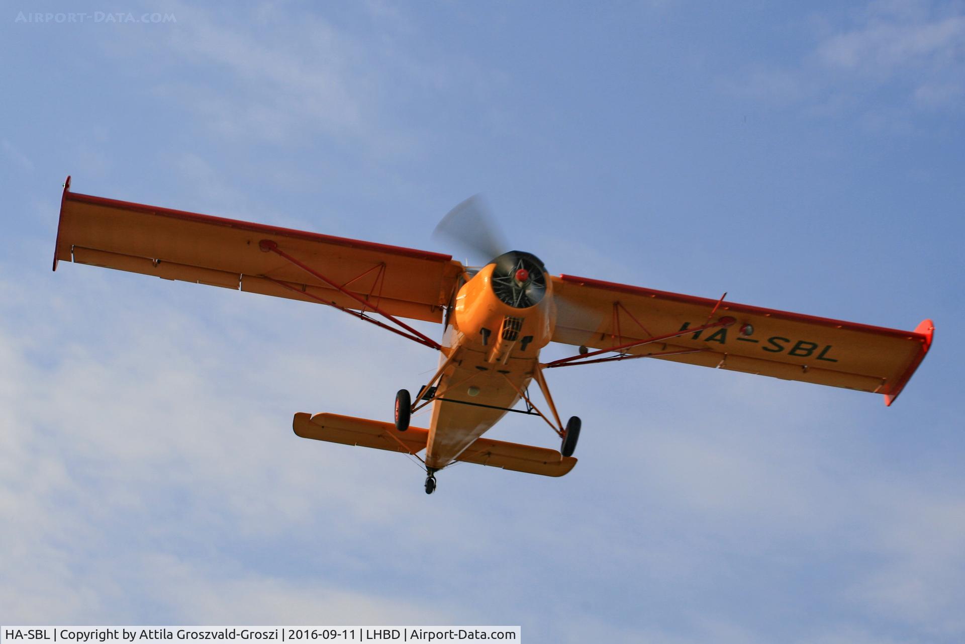 HA-SBL, 1969 PZL-Okecie PZL-101A Gawron C/N 119294, LHBD - Börgönd Airport. Albatros-Börgönd Air Show 2016, Hungary