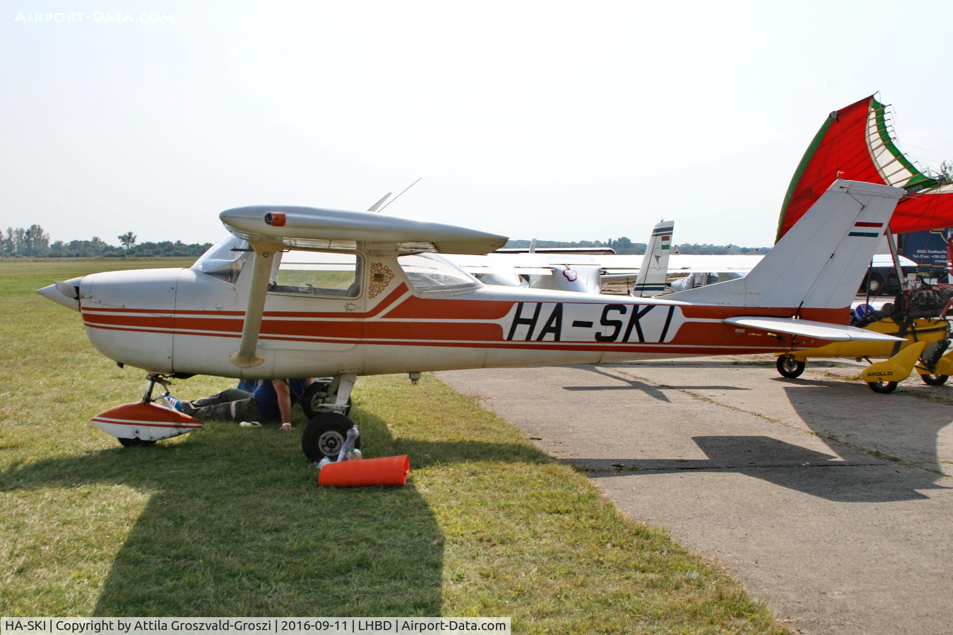 HA-SKI, Cessna 150G C/N 15065401, LHBD - Börgönd Airport. Albatros-Börgönd Air Show 2016, Hungary