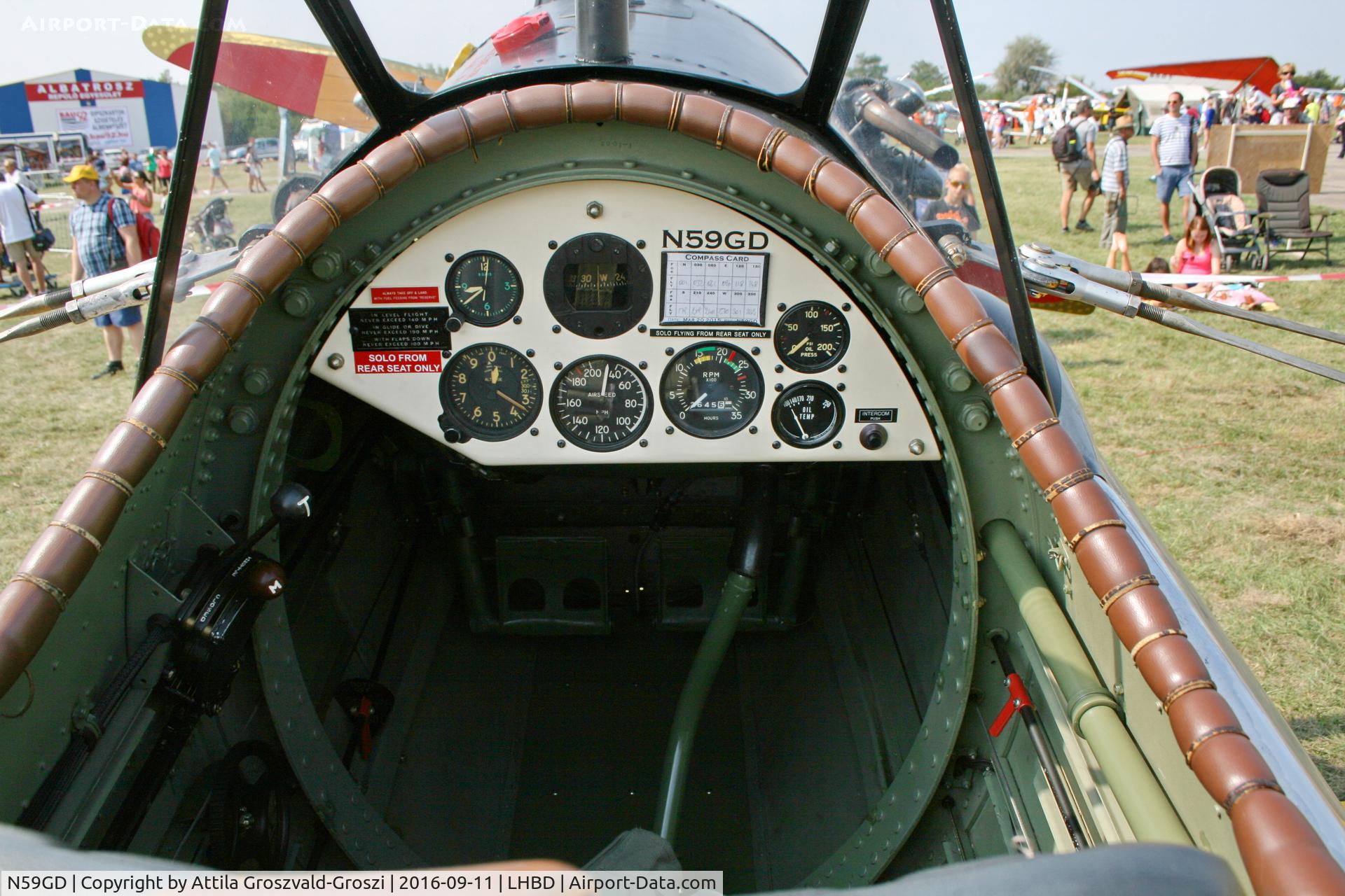 N59GD, 1942 Ryan Aeronautical ST3KR C/N 2186, LHBD - Börgönd Airport. Albatros-Börgönd Air Show 2016, Hungary