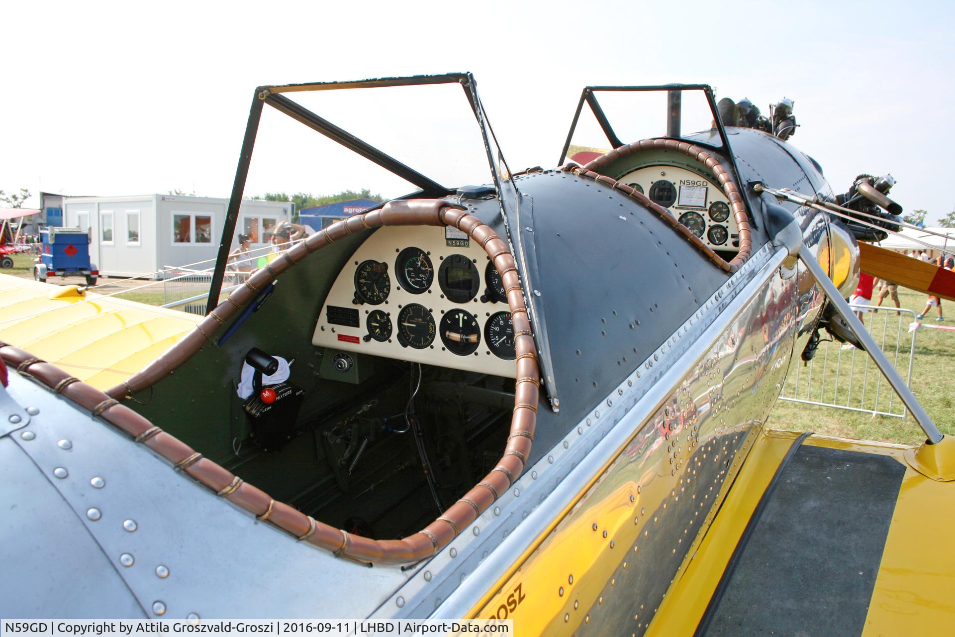 N59GD, 1942 Ryan Aeronautical ST3KR C/N 2186, LHBD - Börgönd Airport. Albatros-Börgönd Air Show 2016, Hungary