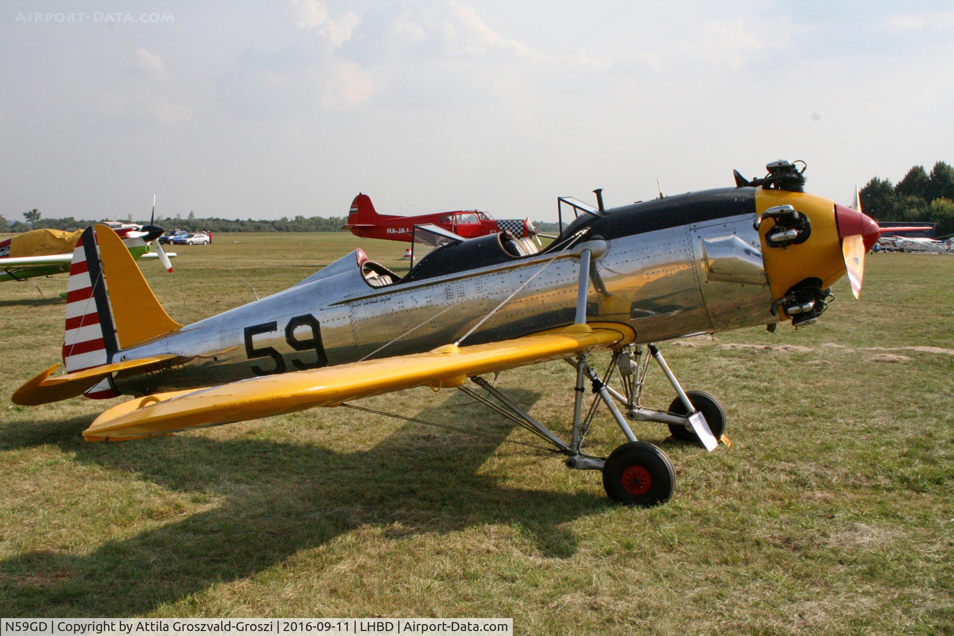 N59GD, 1942 Ryan Aeronautical ST3KR C/N 2186, LHBD - Börgönd Airport. Albatros-Börgönd Air Show 2016, Hungary