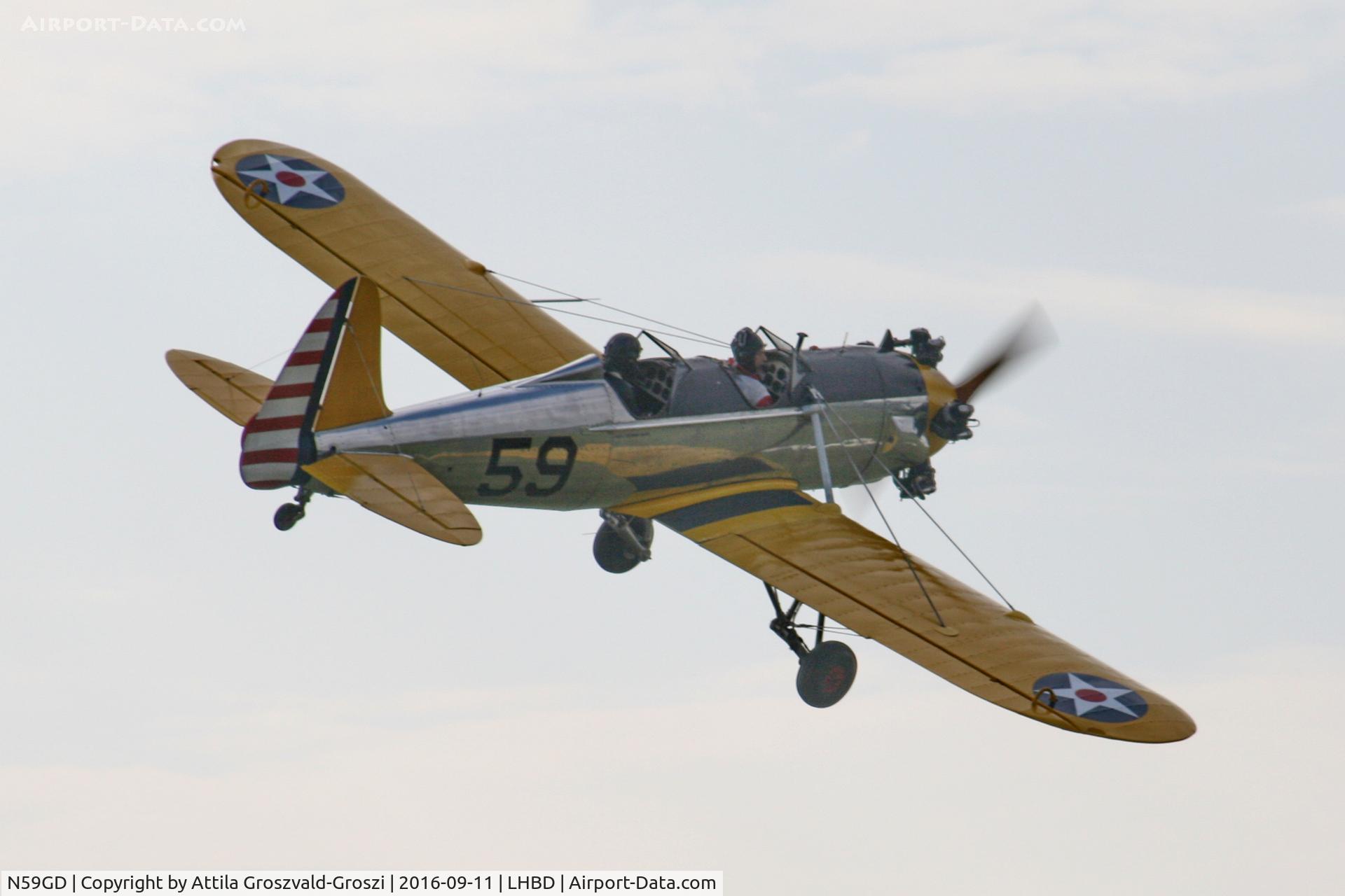 N59GD, 1942 Ryan Aeronautical ST3KR C/N 2186, LHBD - Börgönd Airport. Albatros-Börgönd Air Show 2016, Hungary