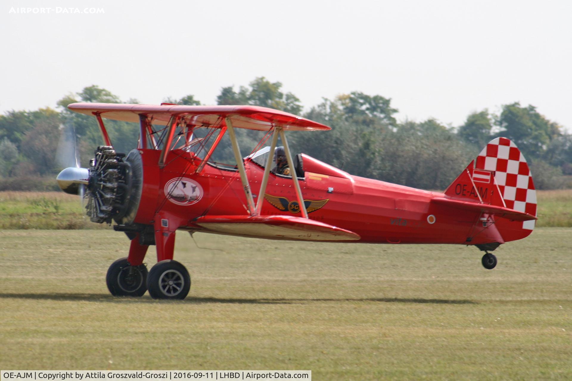 OE-AJM, Boeing E75 C/N 75-5498, LHBD - Börgönd Airport. Albatros-Börgönd Air Show 2016, Hungary