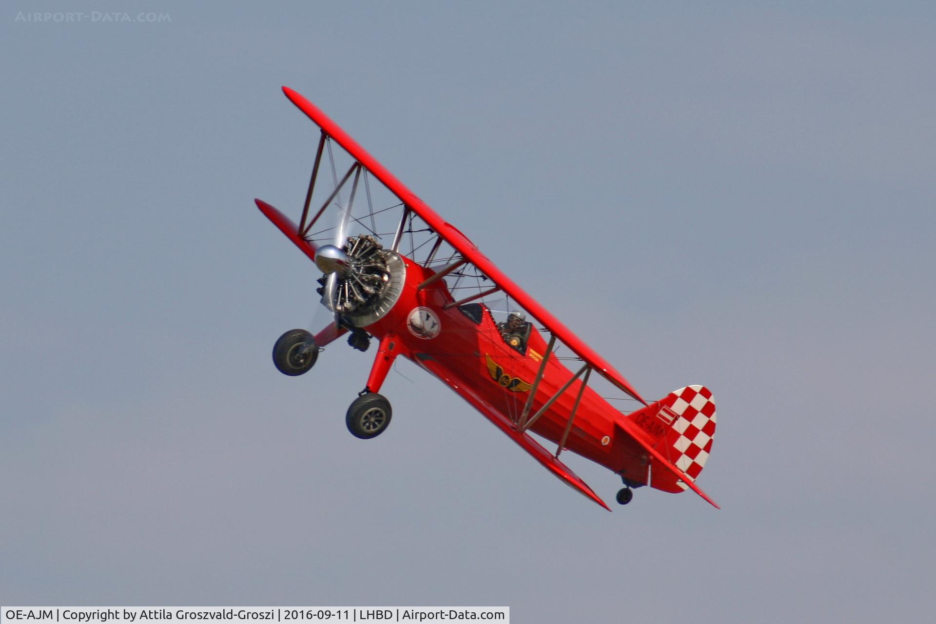 OE-AJM, Boeing E75 C/N 75-5498, LHBD - Börgönd Airport. Albatros-Börgönd Air Show 2016, Hungary