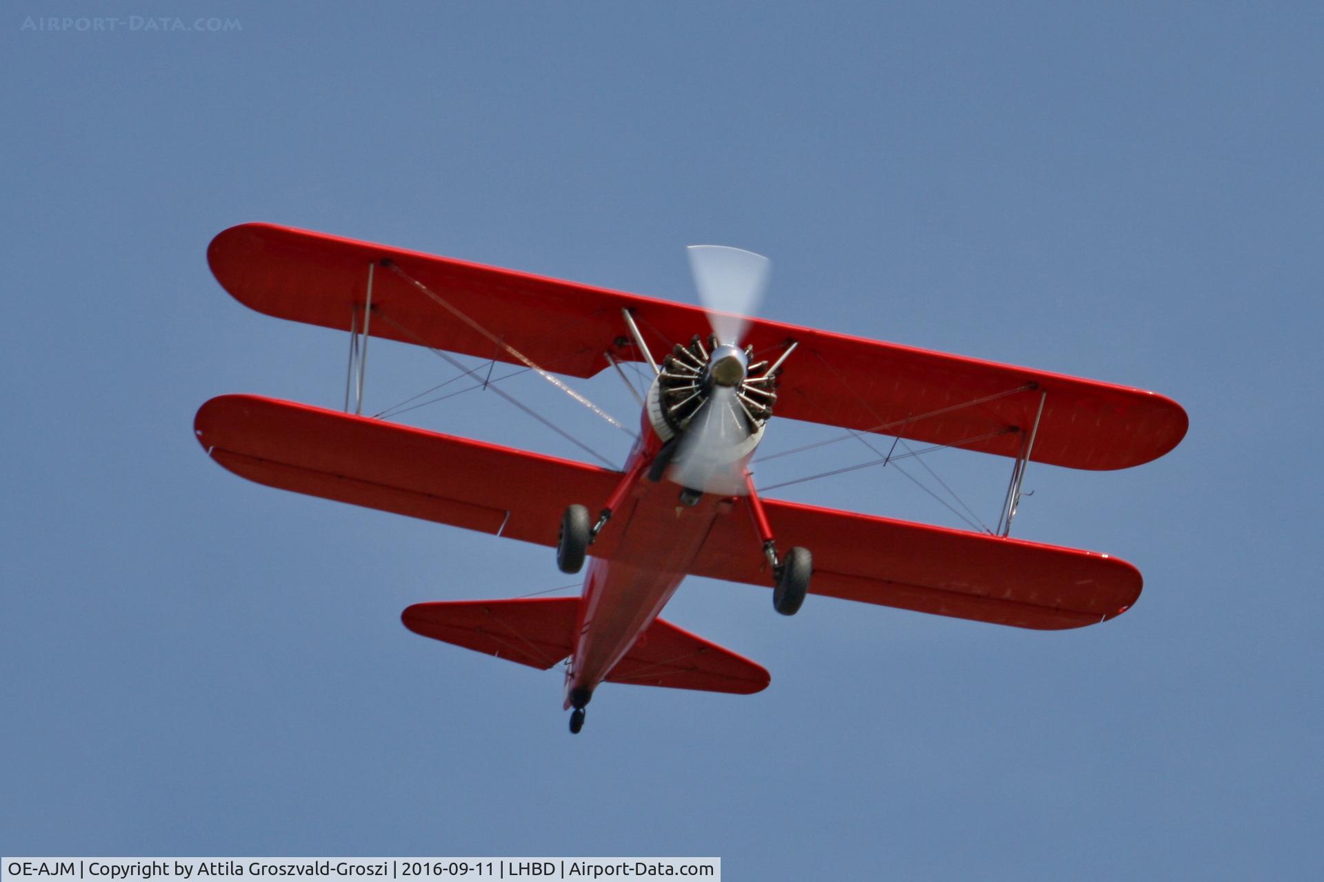 OE-AJM, Boeing E75 C/N 75-5498, LHBD - Börgönd Airport. Albatros-Börgönd Air Show 2016, Hungary