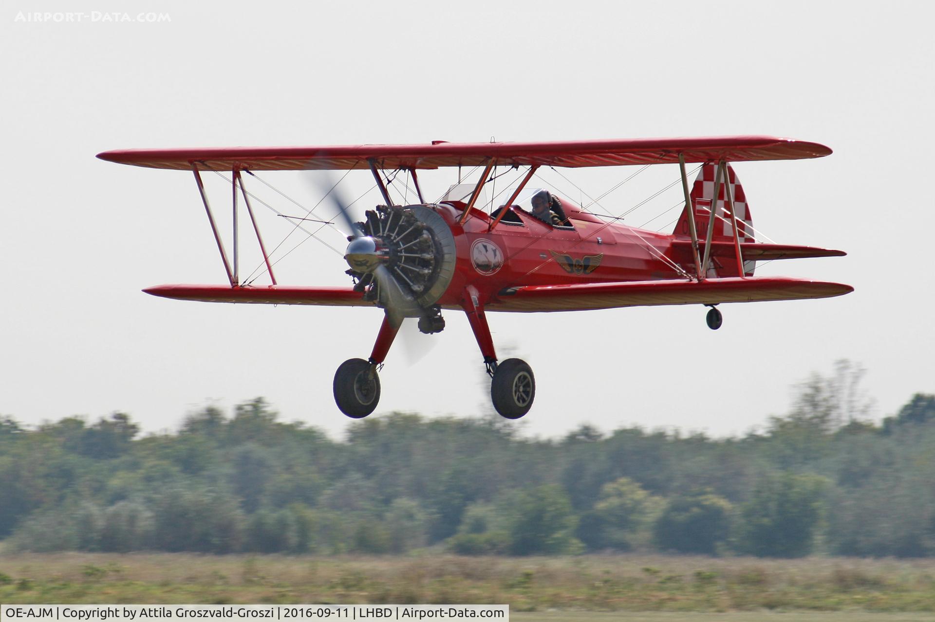OE-AJM, Boeing E75 C/N 75-5498, LHBD - Börgönd Airport. Albatros-Börgönd Air Show 2016, Hungary
